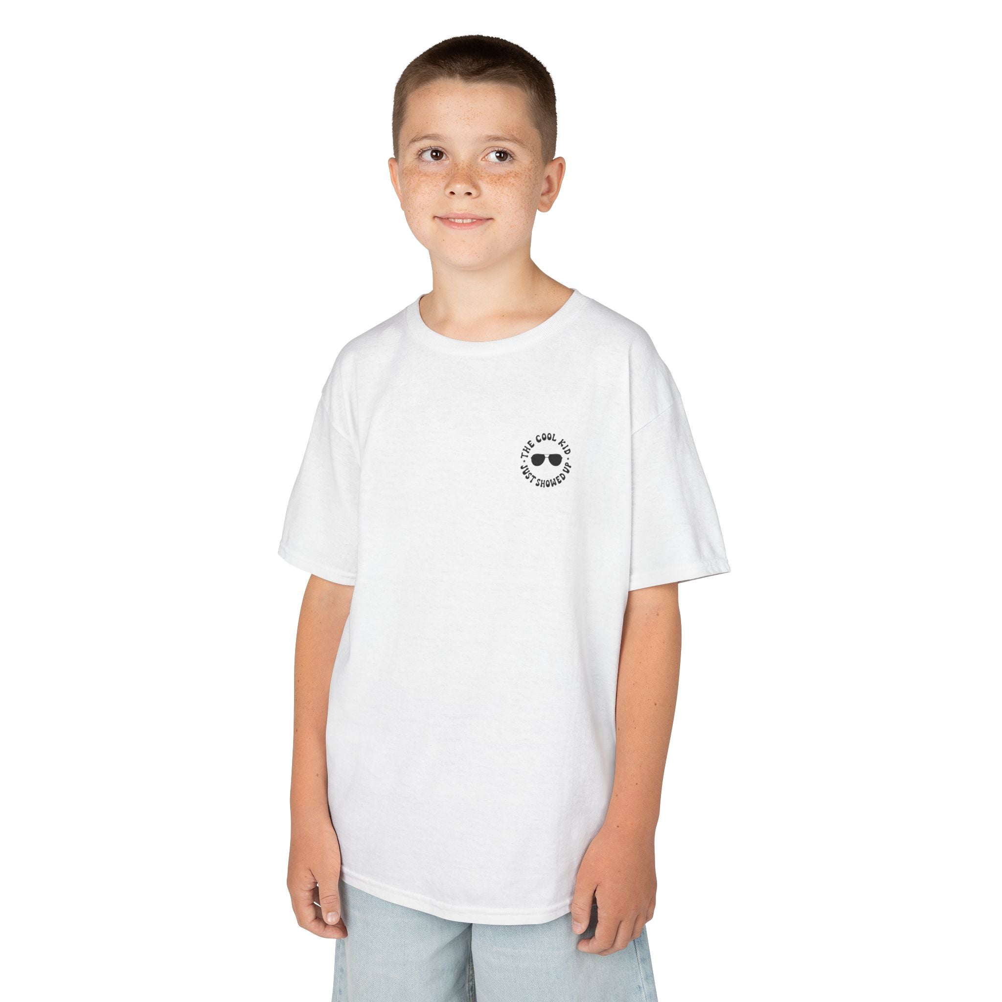 Kids T‑Shirt — "The Cool Kid Just Showed Up" Graphic Tee