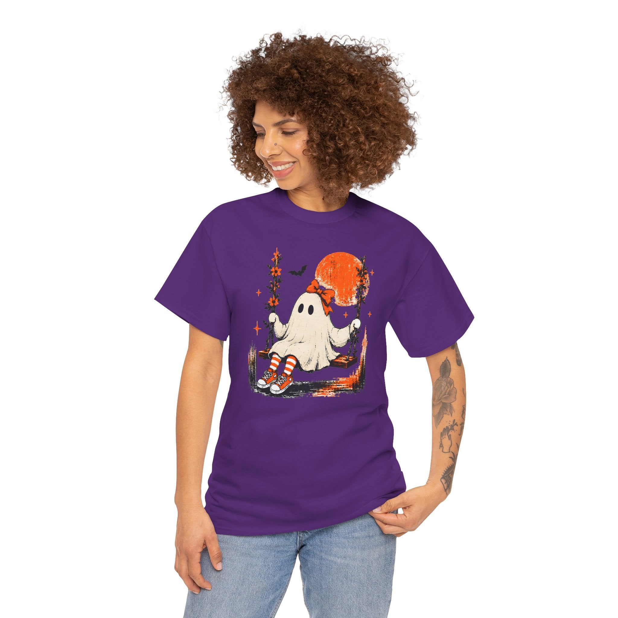 Vintage Ghost T-Shirt | Spooky Season Halloween Tee | Cr8tive Designs