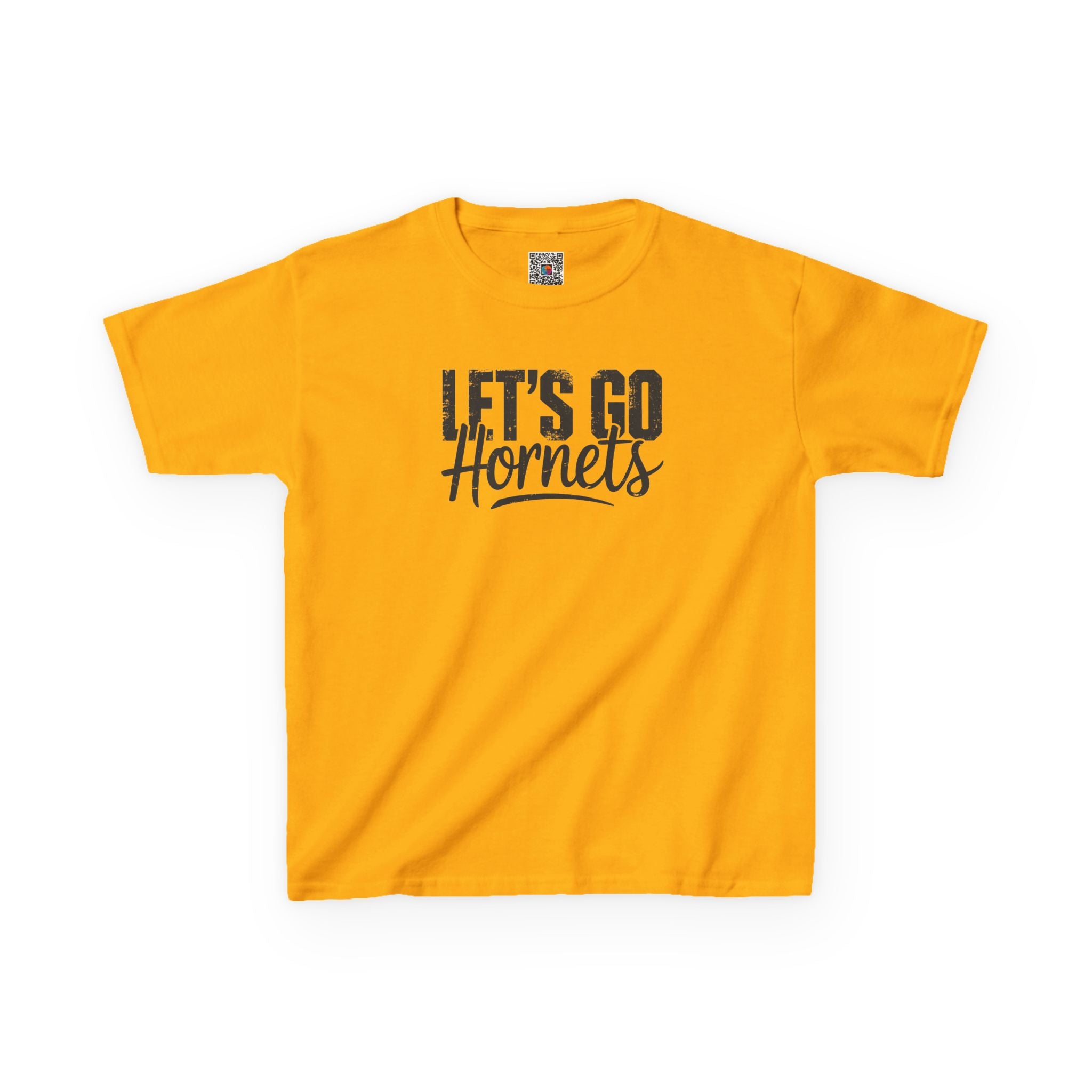 Let's Go Hornets Youth Graphic T-Shirt | School Spirit Mascot Tee | Cr8tive Designs
