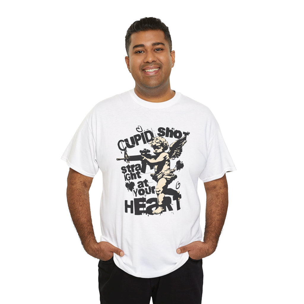 Cupid Shot Straight at Your Heart | Vintage Cupid Tshirt | Cr8tive Designs