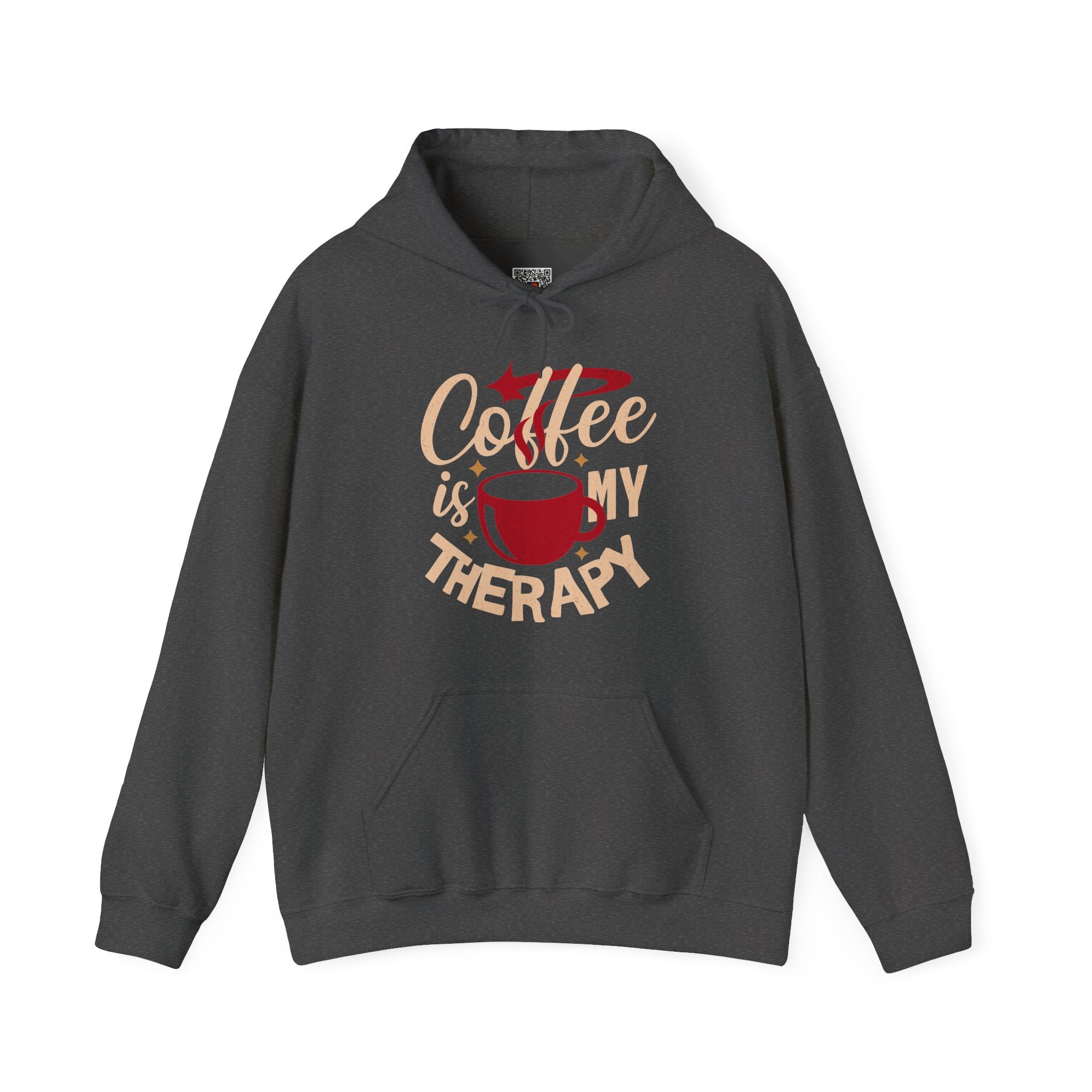 Coffee Is My Therapy | Funny Coffee Lover Hoodie | Cr8tive Designs