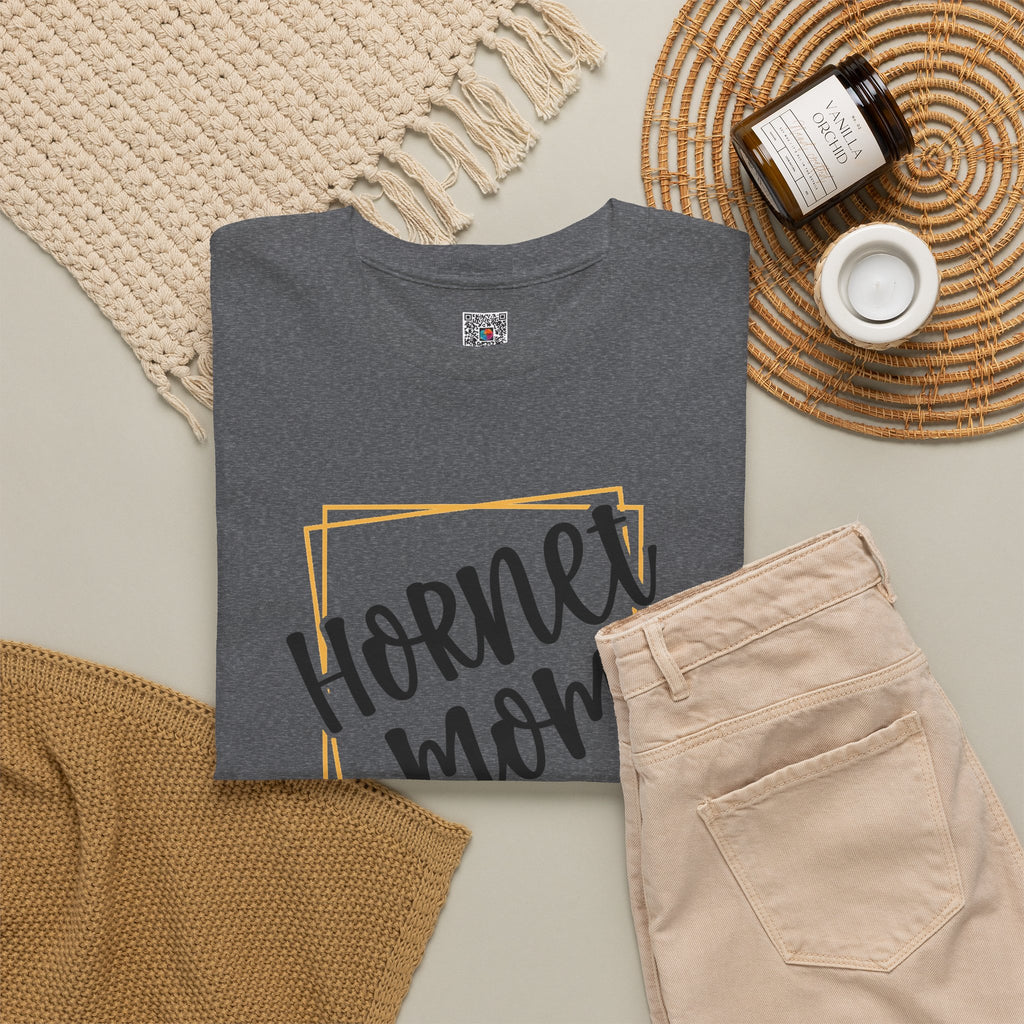 Hornet Mom Graphic T-Shirt | School Spirit Mascot Tee | Cr8tive Designs