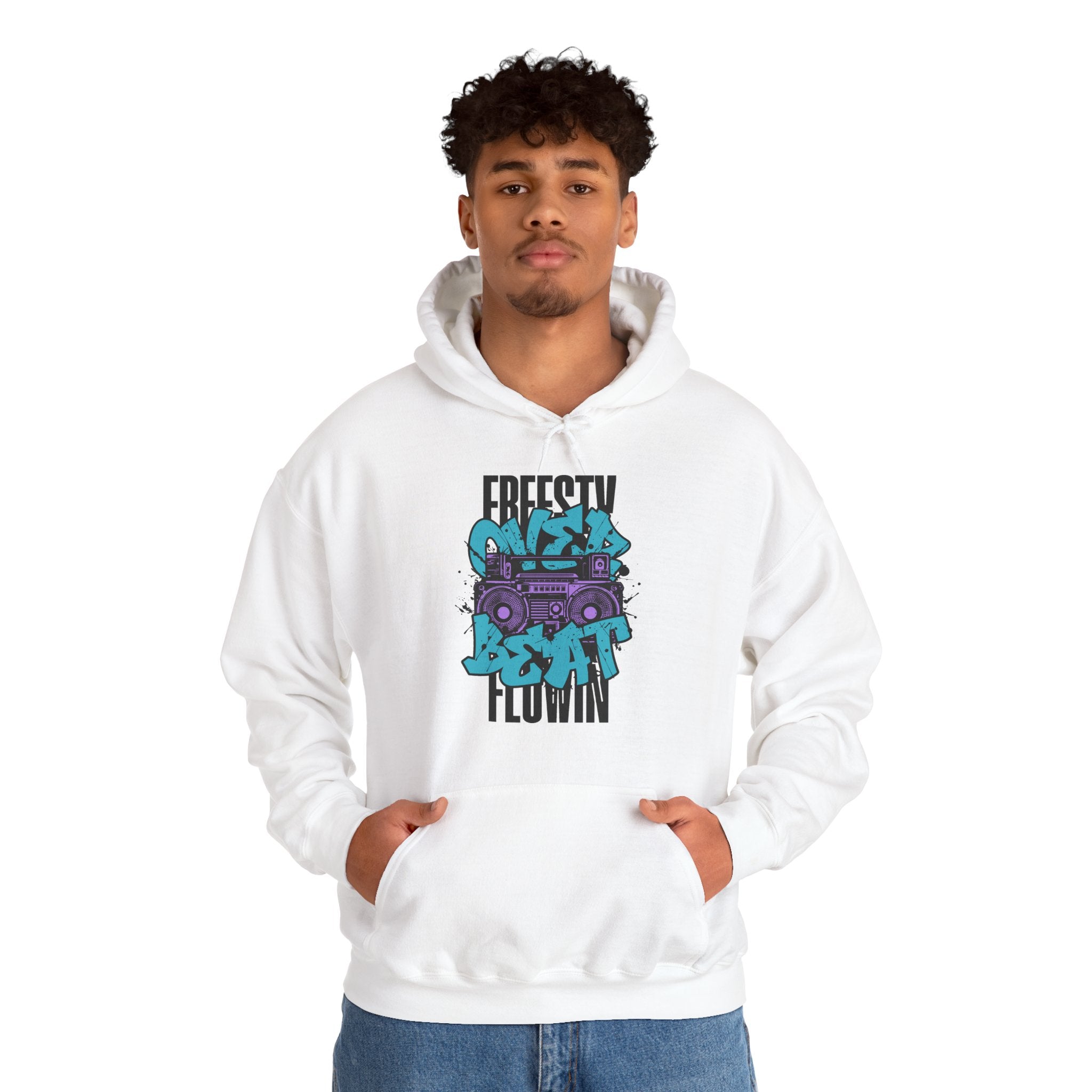 Freestyle Beat Flowin’ | Retro Hip-Hop Hoodie | Cr8tive Designs
