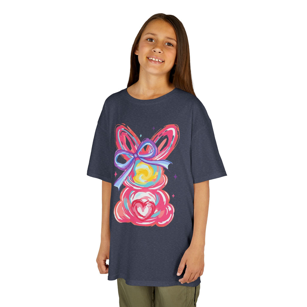 Kids Bunny Ribbon T‑Shirt