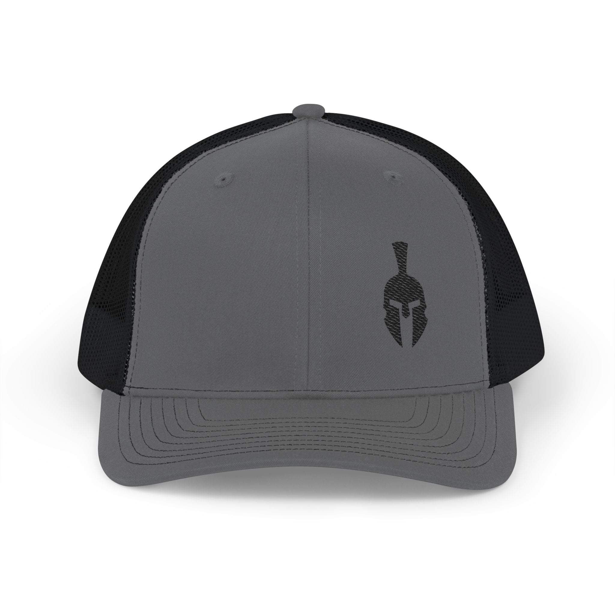Spartan Helmet Embroidered Trucker Snapback/Cr8tive Designs