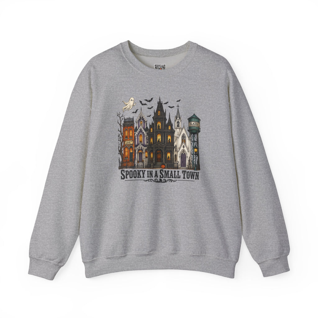 Spooky in a Small Town Sweatshirt | Vintage Slater Haunted House Crewneck | Cr8tive Designs
