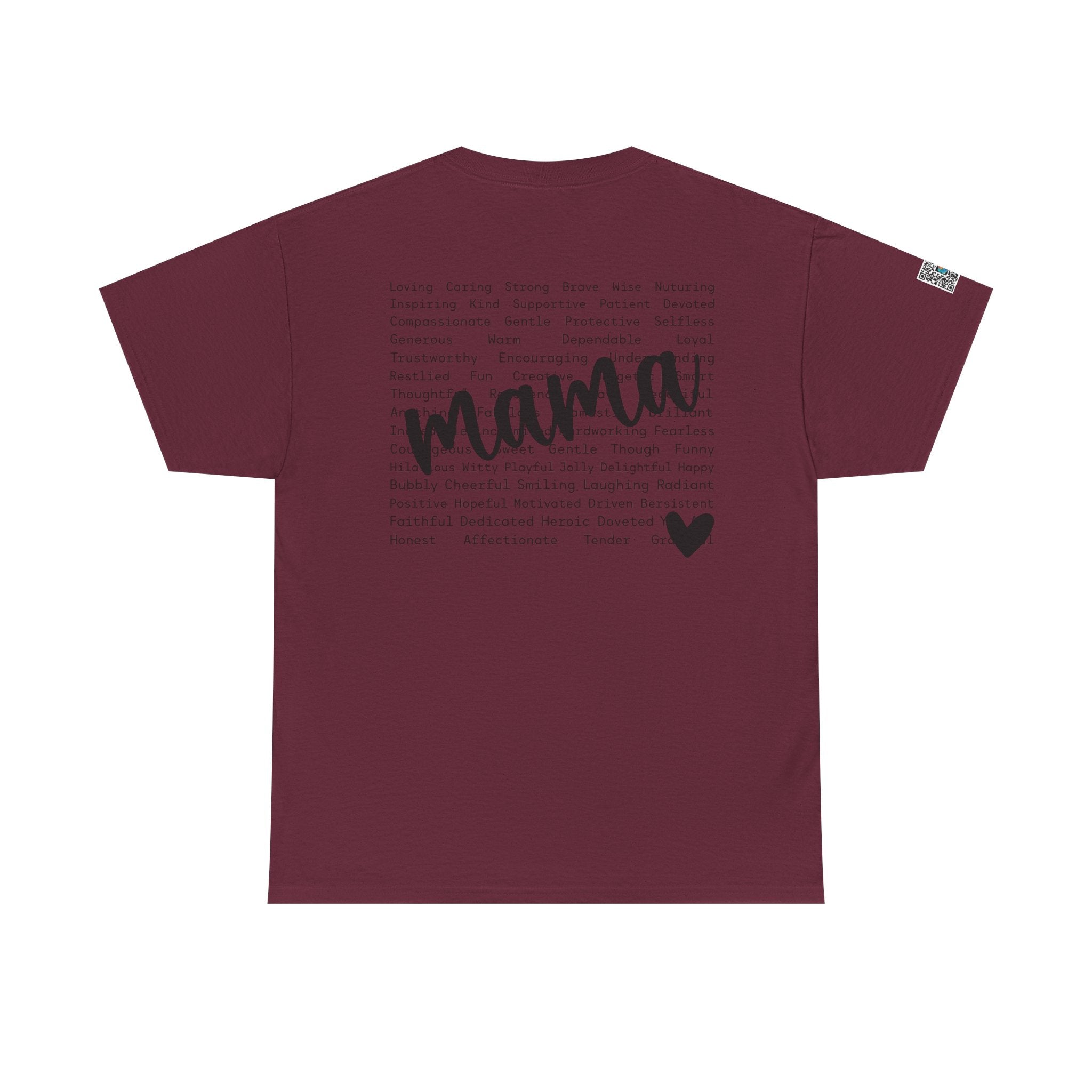 Mama Script Tee – Inspirational Motherhood Shirt, Soft Minimalist Mom Graphic T-Shirt | Cr8tive Designs