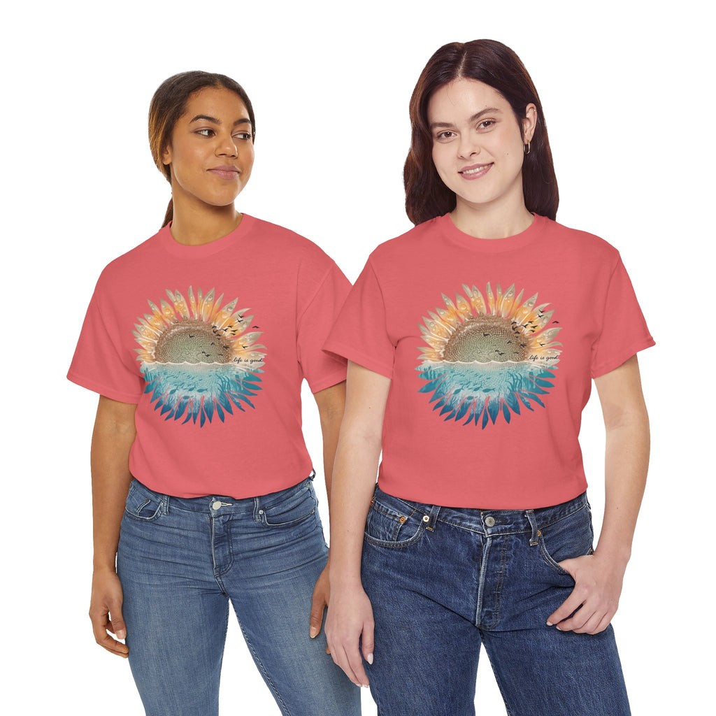 Sun and Sea Graphic T-Shirt/Cr8tive Designs