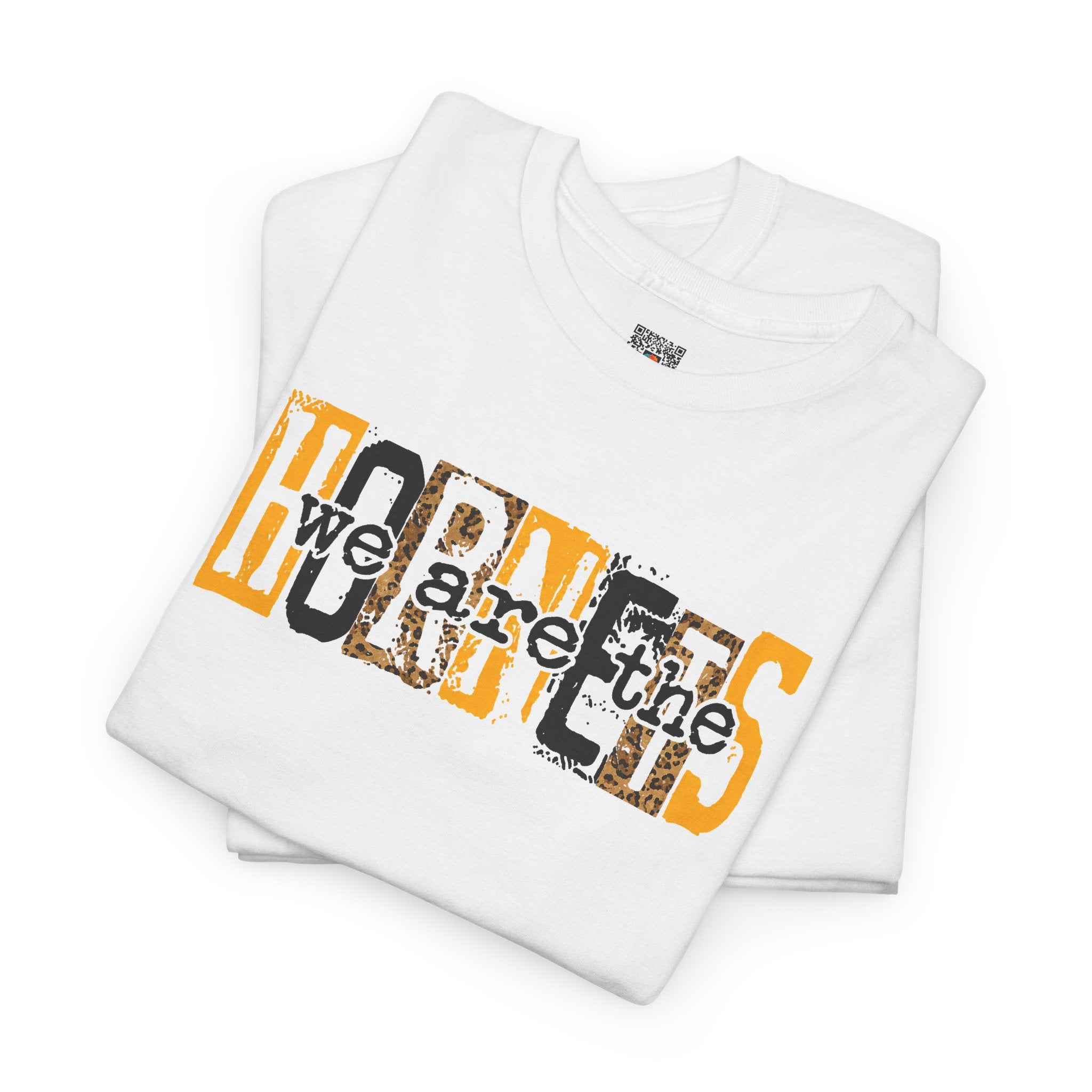We Are the Hornets Graphic T-Shirt | School Spirit Mascot Adult Tee | Cr8tive Designs