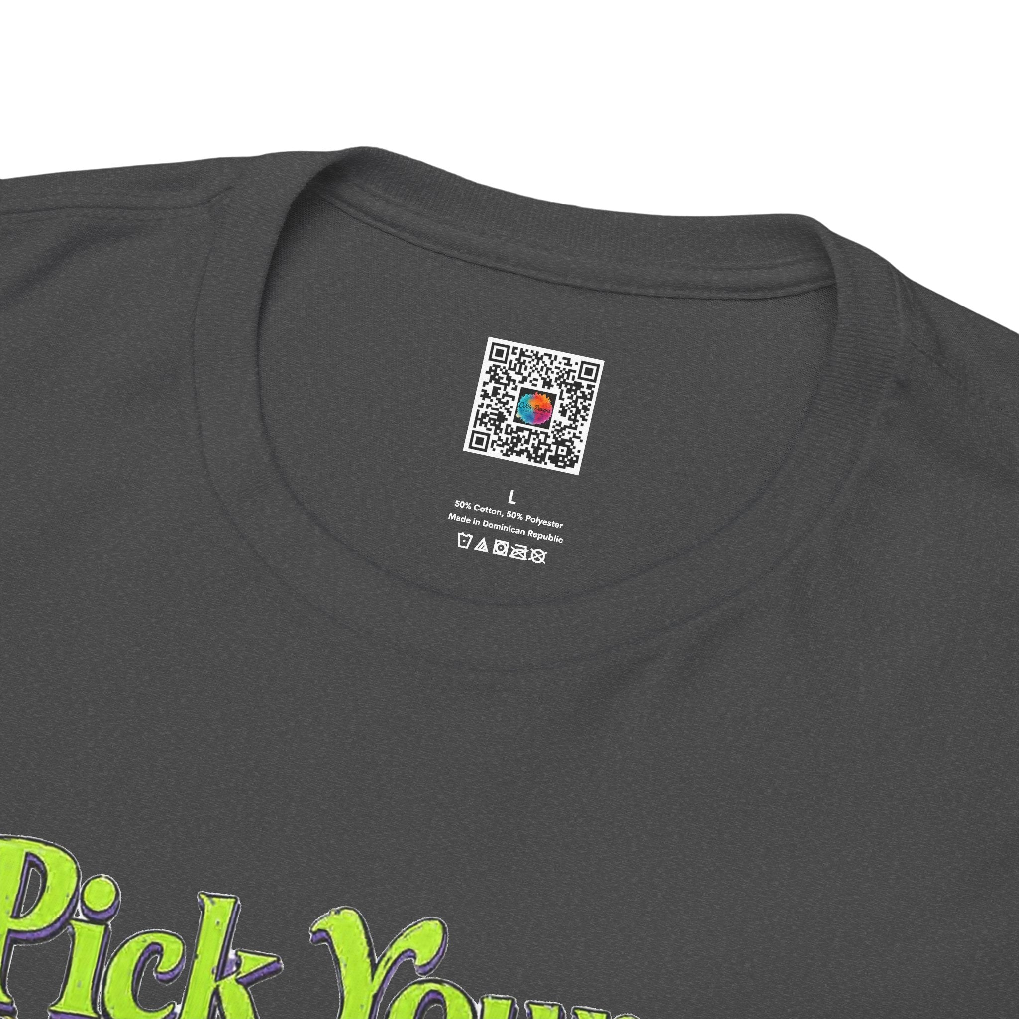 Pick Your Poison | Colorful Witchy Halloween Graphic T-Shirt | Cr8tive Designs