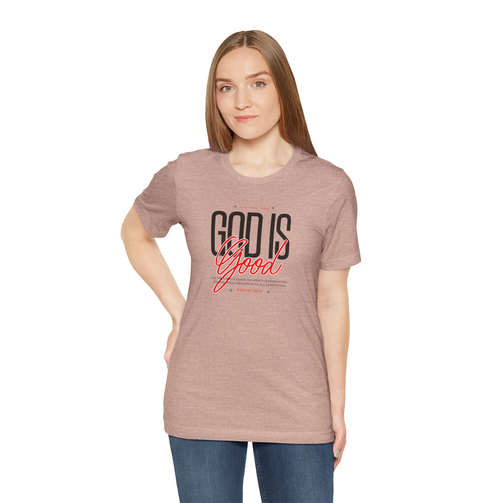 God Is Good Tee | Faith-Based Christian Graphic T-Shirt | Cr8tive Designs