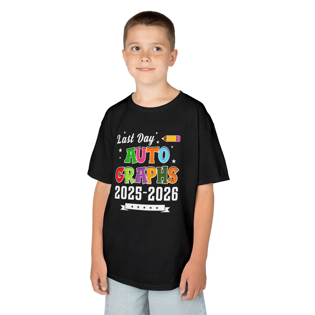 LAST DAY AUTOGRAPHS 2025-2026 T-SHIRT | KIDS SCHOOL SIGNATURE SHIRT | LAST DAY OF SCHOOL SHIRT | CR8TIVE DESIGNS