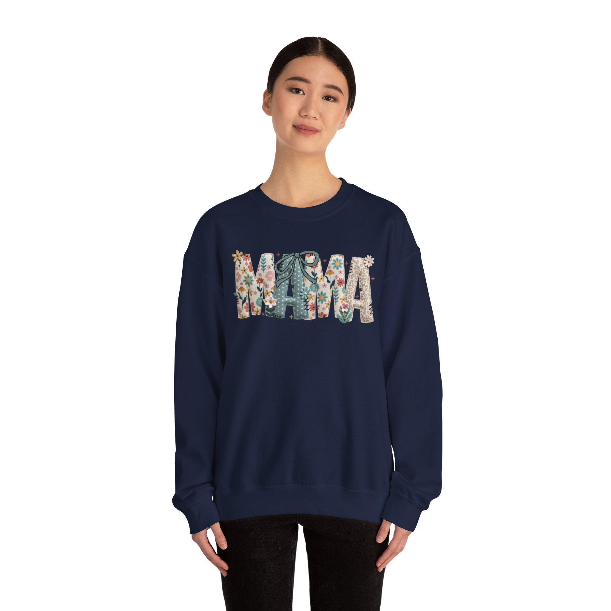 Mama Floral Crewneck Sweatshirt