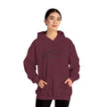 Loved Wreath Hoodie — "LOVED" Minimal Script Pullover/Cr8tive Designs