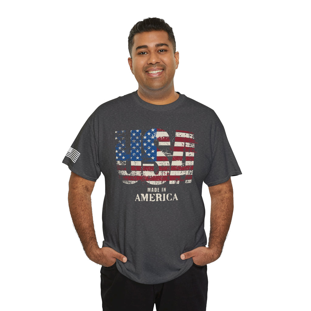 USA Flag 'Made in America' T-Shirt/Cr8tive Designs