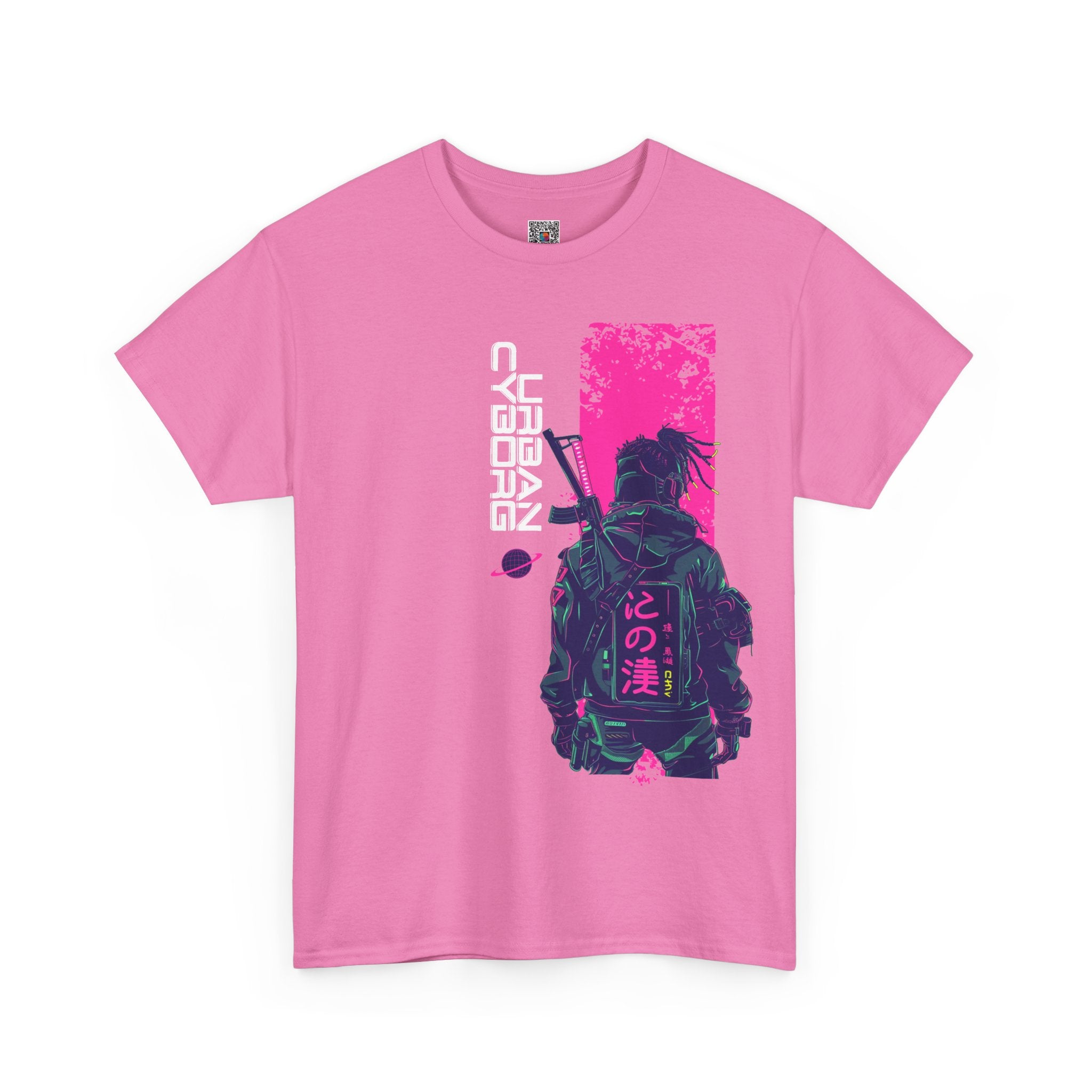 Urban Cyborg | Neon Cyberpunk Tshirt Design | Cr8tive Designs
