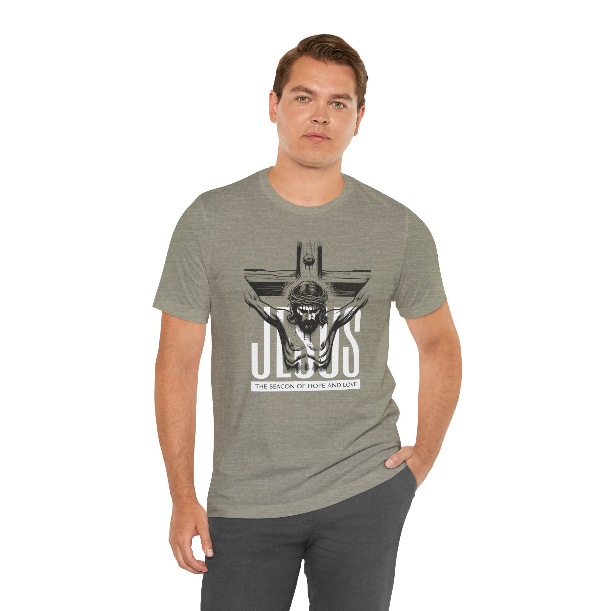 Jesus Crucifix Tee | Christian Graphic T-Shirt | Cr8tive Designs