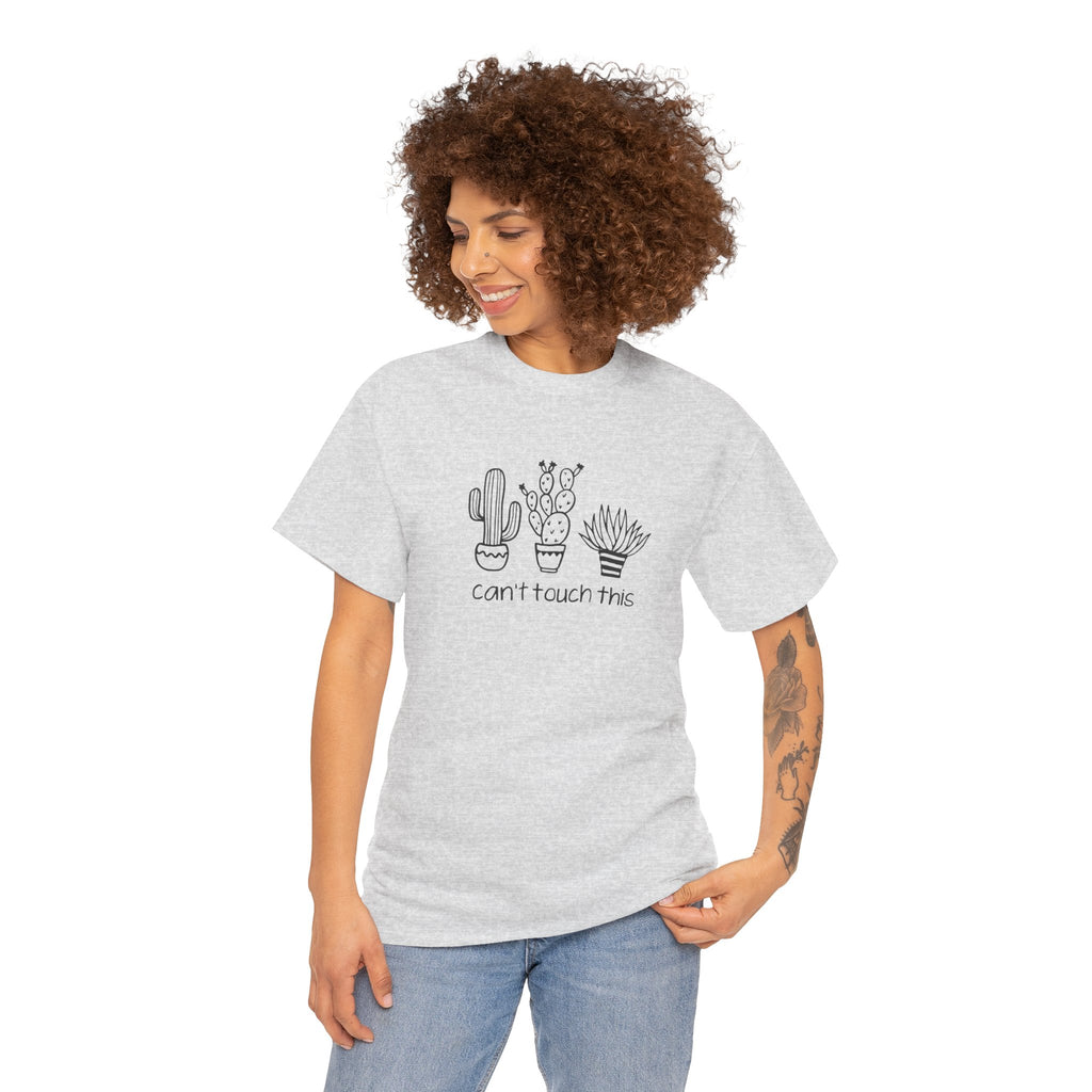 Cactus 'Can't Touch This' Tee — Cute Plant Pun T-Shirt