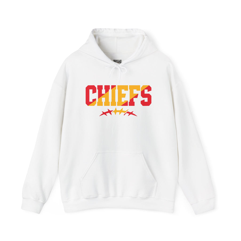 Chiefs Game Day Hoodie | Red & Gold Football Design | Cr8tive Designs
