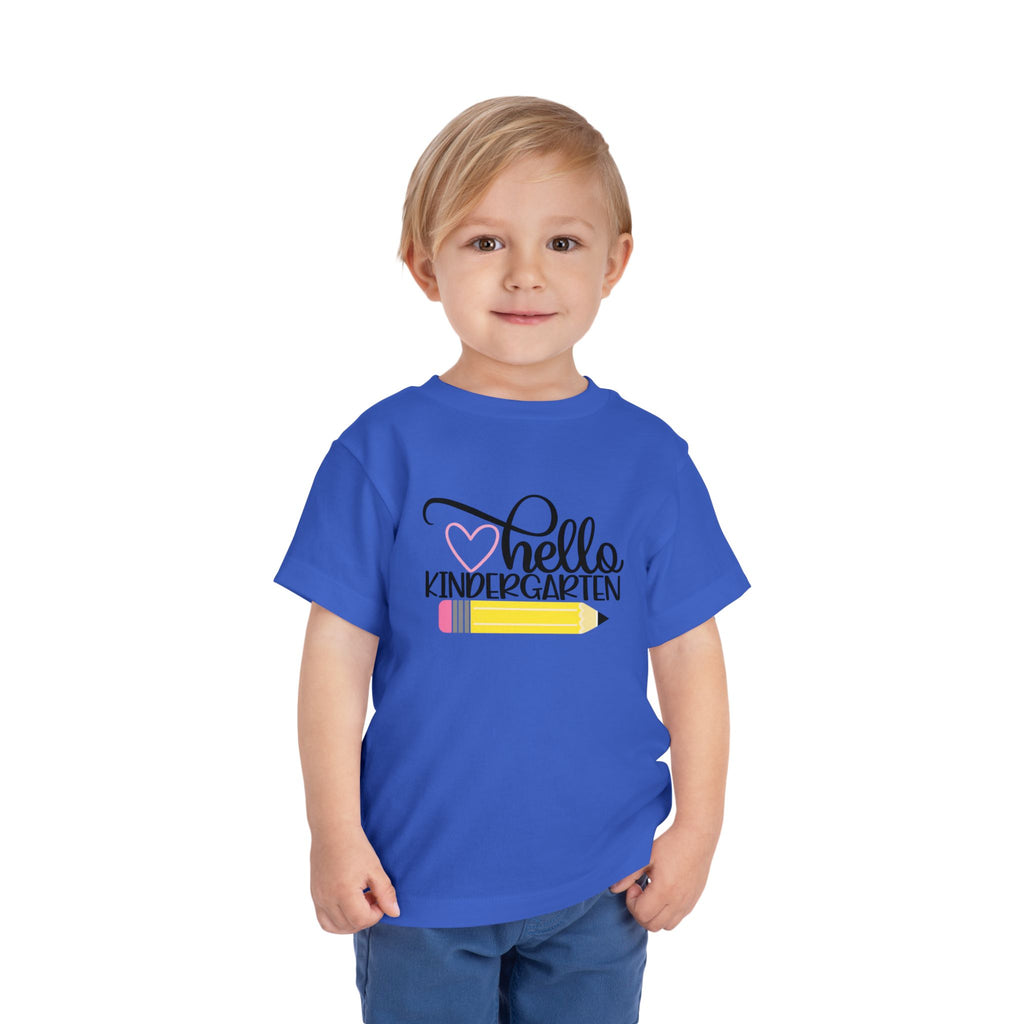 Hello Kindergarten Pencil Youth Tee | First Day of School T-Shirt | Cr8tive Designs