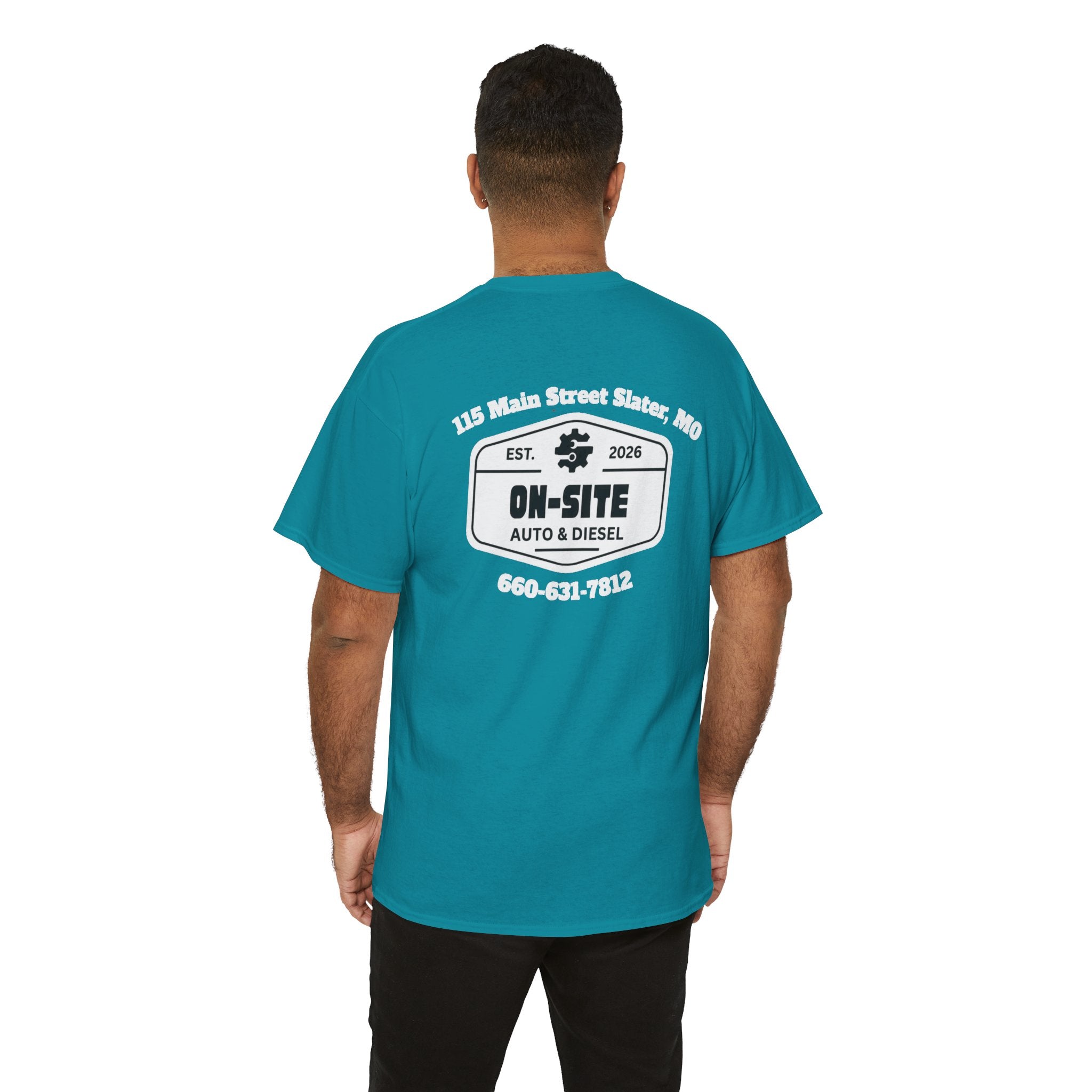 On-Site Auto & Diesel Logo T-Shirt | Local Business Work Shirt | Cr8tive Designs