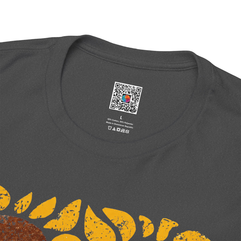 Sunflower Harvest | Vintage Floral Graphic Tee | Cr8tive Designs