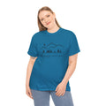Happy Camper | Minimal Mountain Camping Tee | Cr8tive Designs