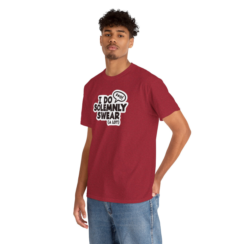 I Do Solemnly Swear (A Lot) | Funny Sarcastic Graphic Tee | Cr8tive Designs
