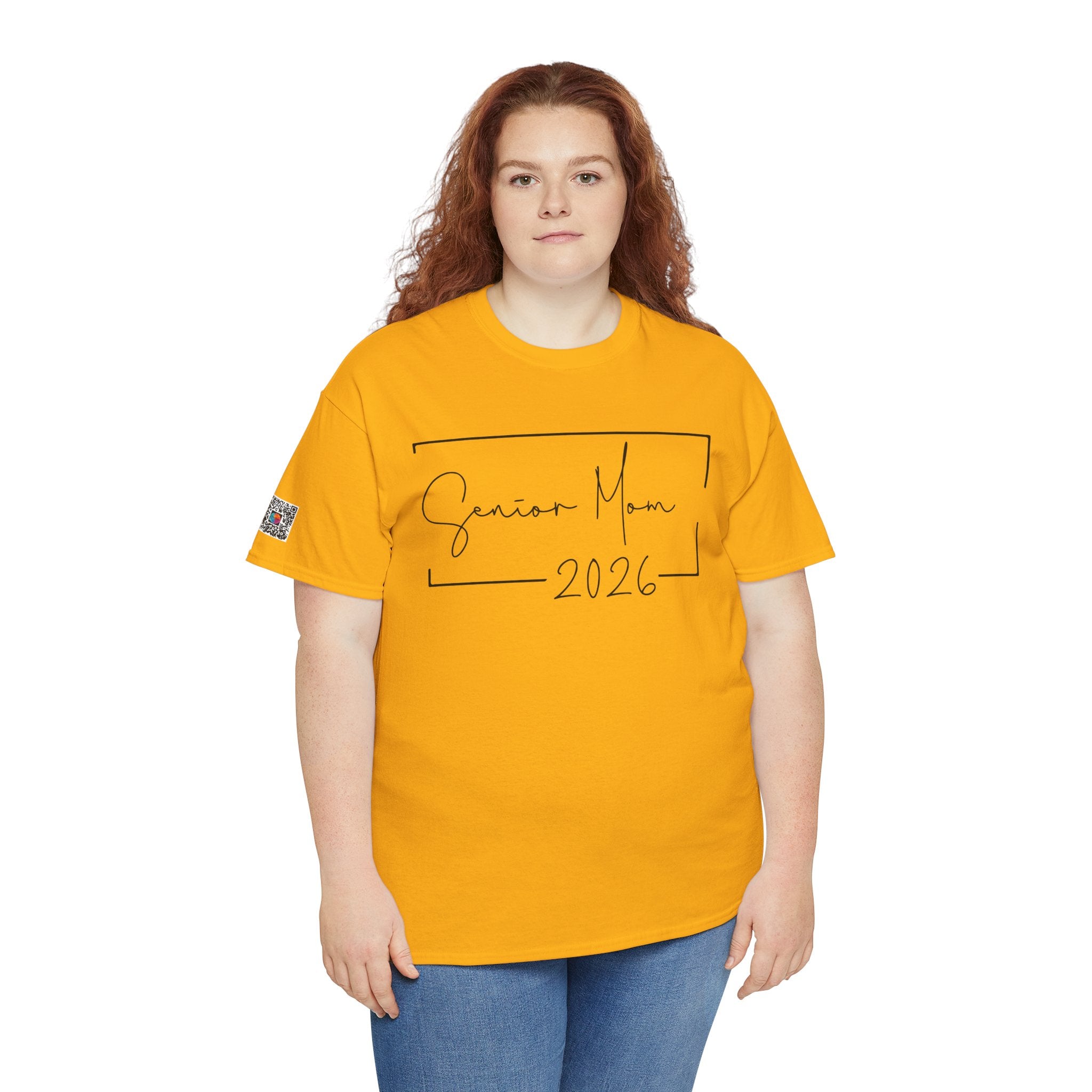 Senior Mom 2026 Script T-Shirt | Minimalist Graduation Tee | Class of 2026 Mom Shirt | Cr8tive Designs