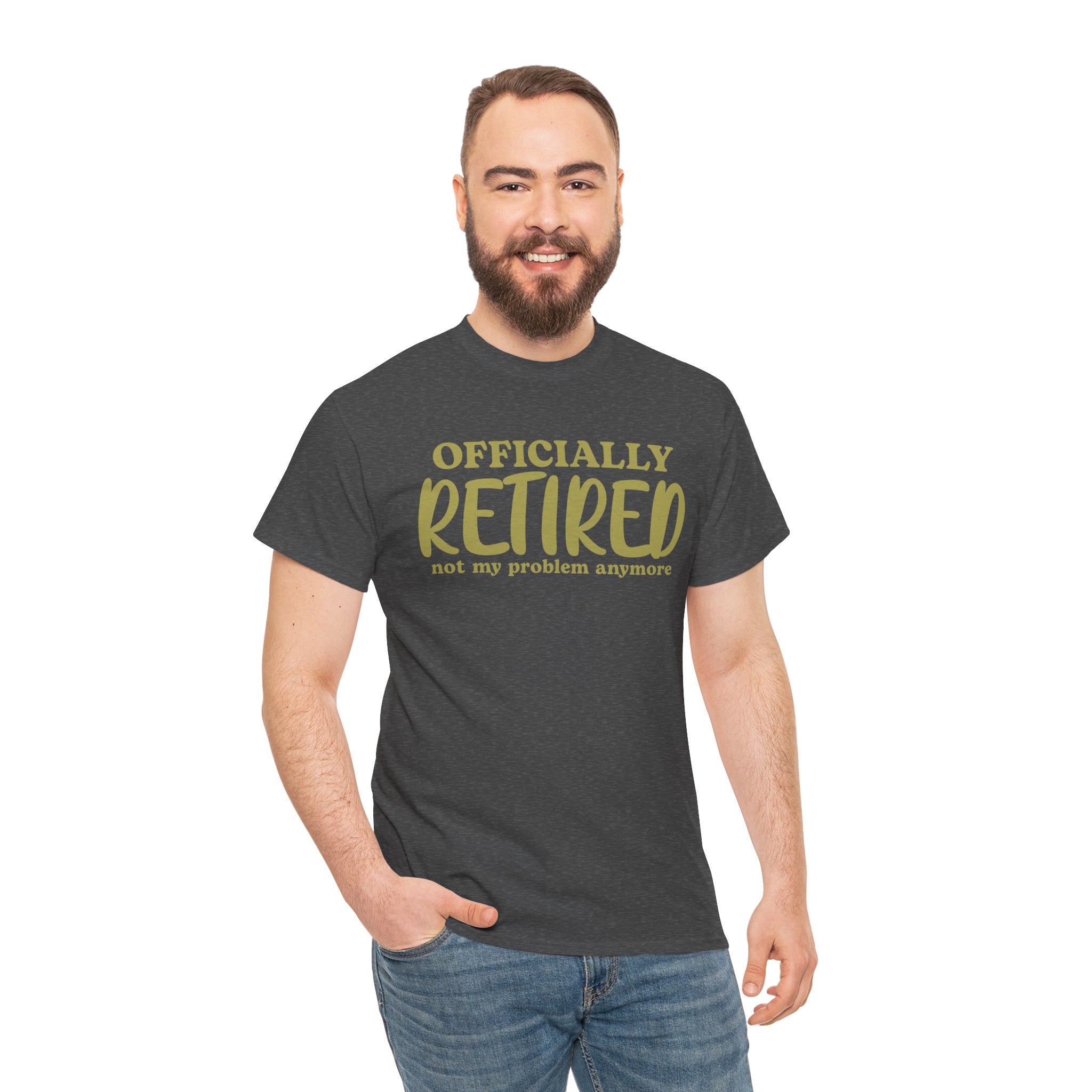 Officially Retired – Funny Relatable Humor T-Shirt | Cr8tive Designs