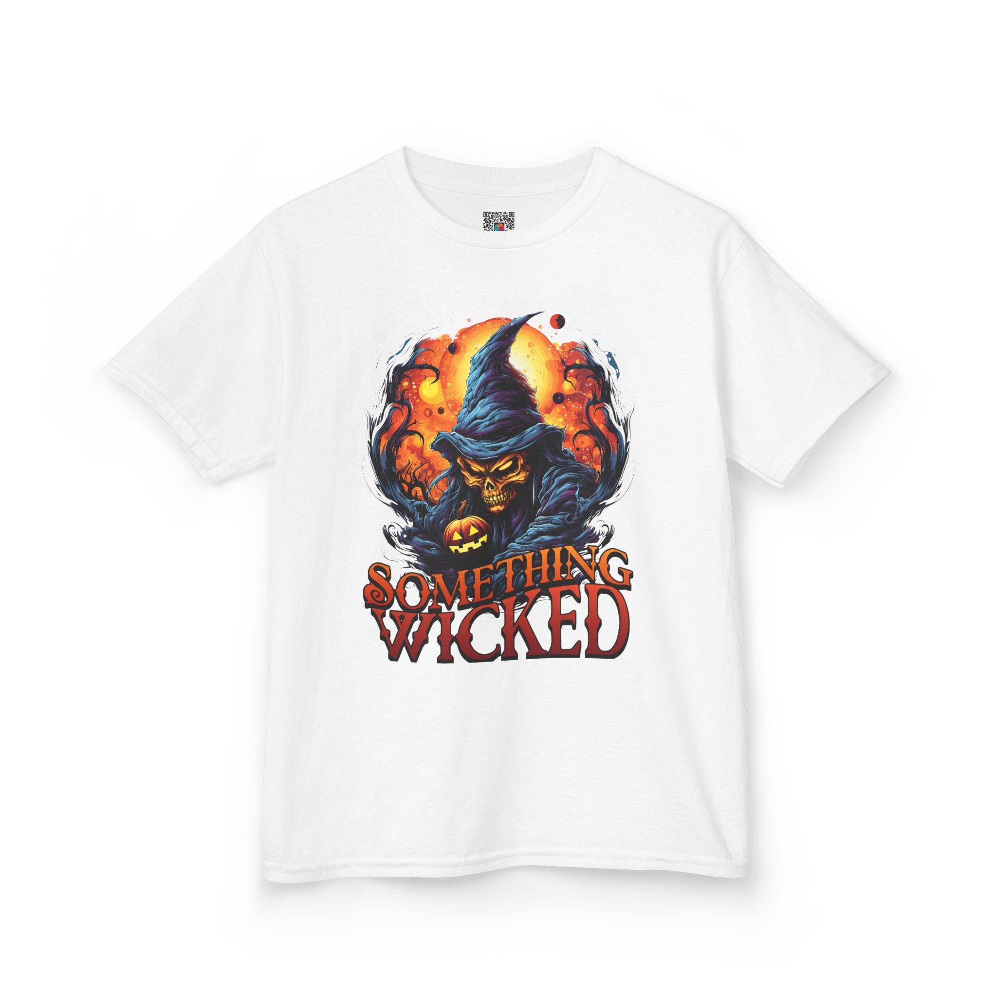 Kids T-Shirt "Something Wicked" Witch Graphic | Halloween Costume Tee | Cr8tive Designs