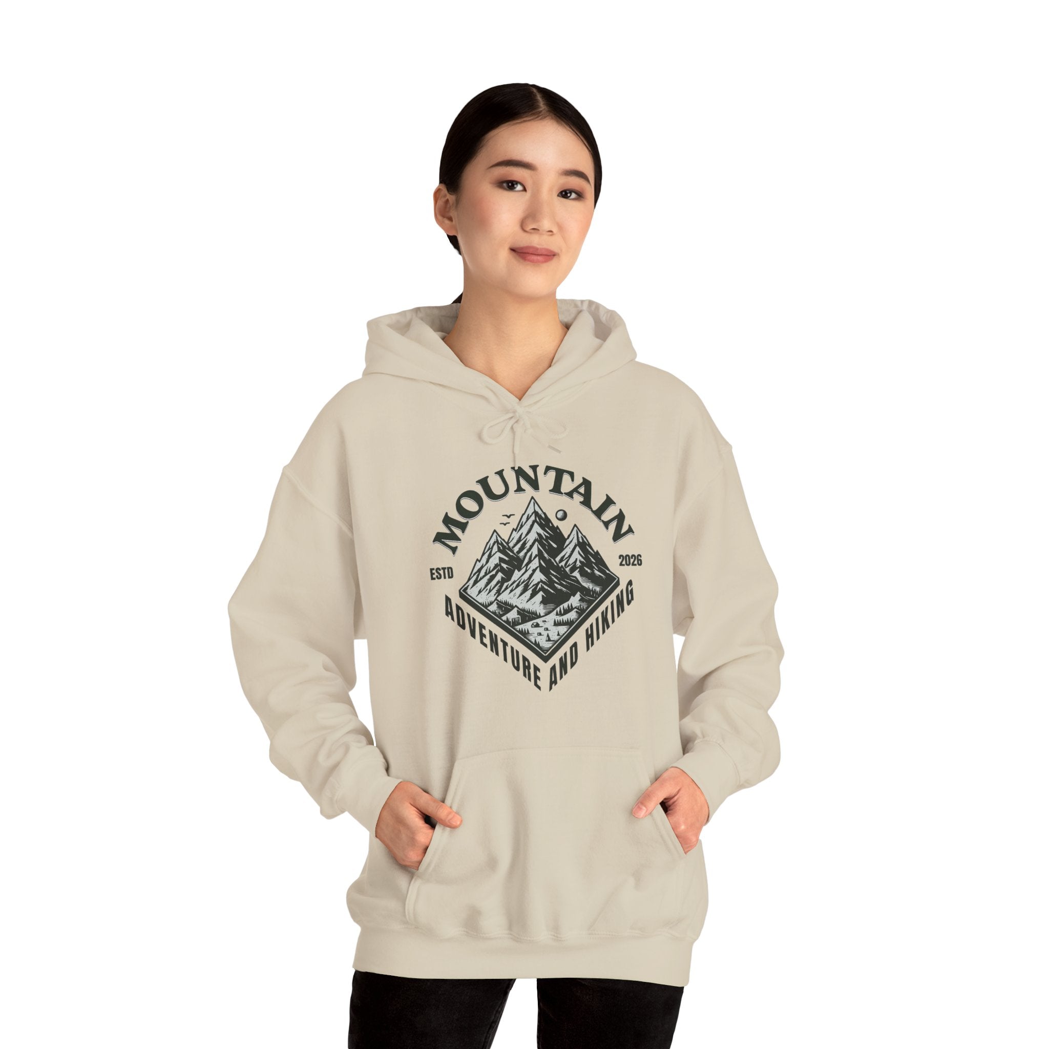 Mountain Adventure Hoodie | Outdoor Hunting & Wilderness Design | Cr8tive Designs