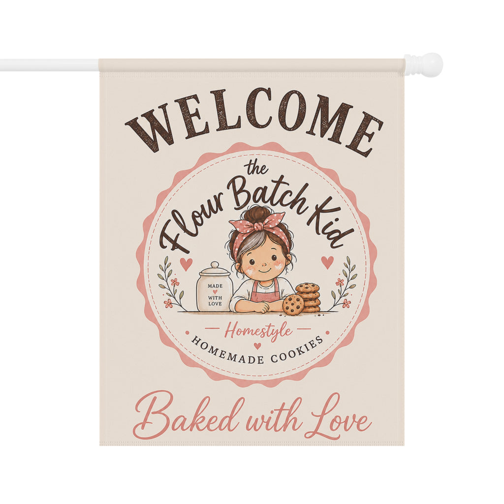 The Flour Batch Kid Welcome House Banner | Custom House Flag 2.0 | Cr8tive Designs