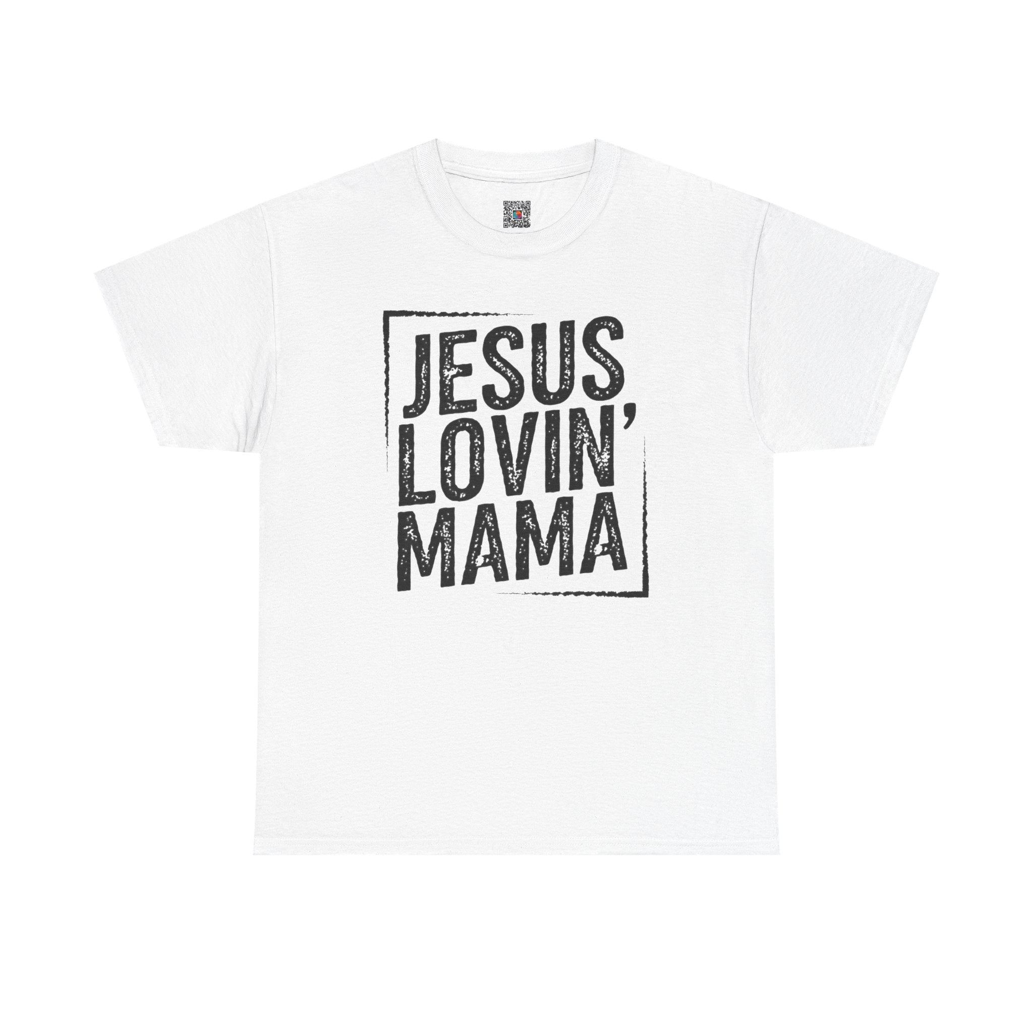 Jesus Lovin Mama Graphic Tee – Christian Mom Shirt, Faith-Based Mama Tee, Religious Gift | Cr8tive Designs