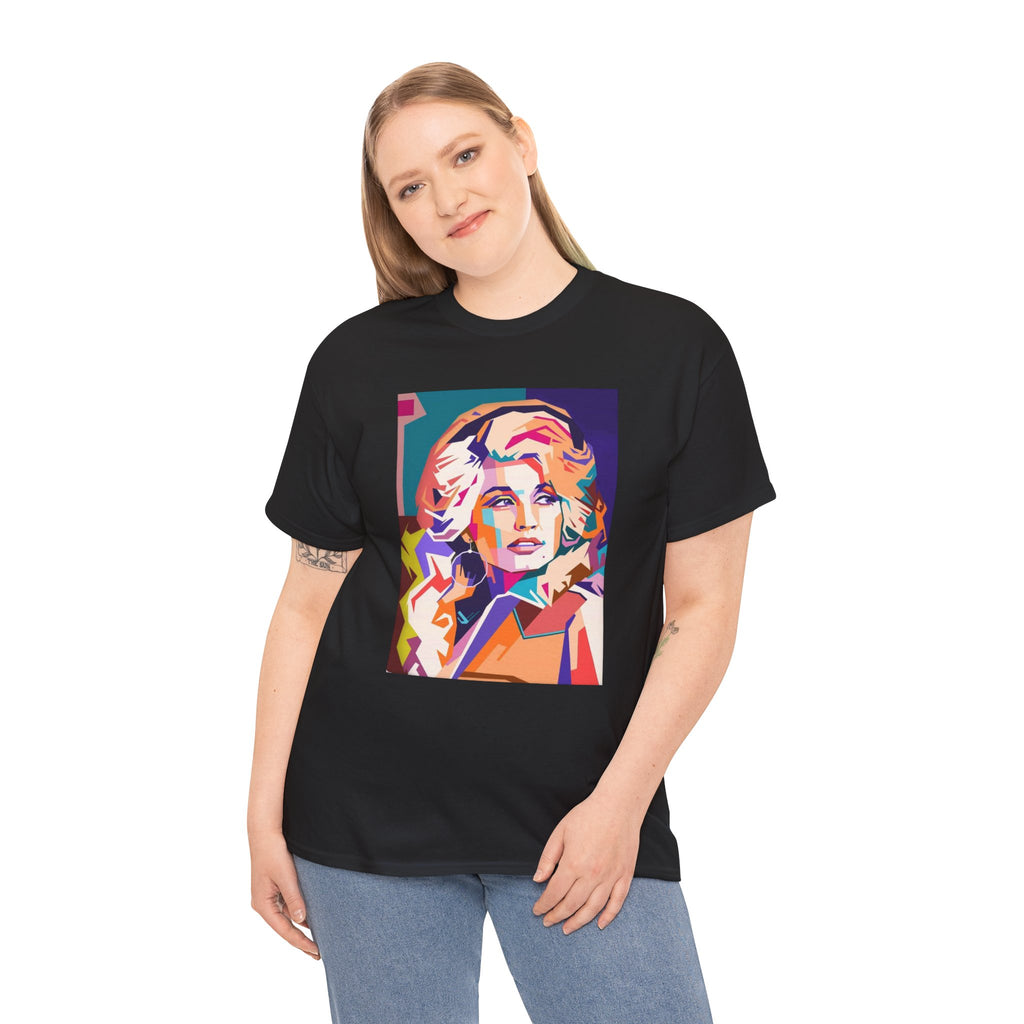 Country Music Legend | Colorful Pop Art Portrait Tee | Cr8tive Designs