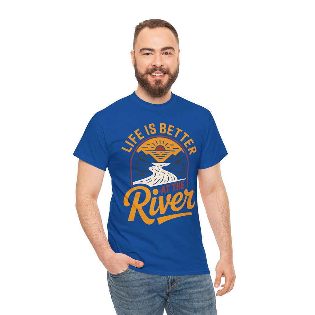 Life Is Better at the River | Retro Summer River Tee | Cr8tive Designs