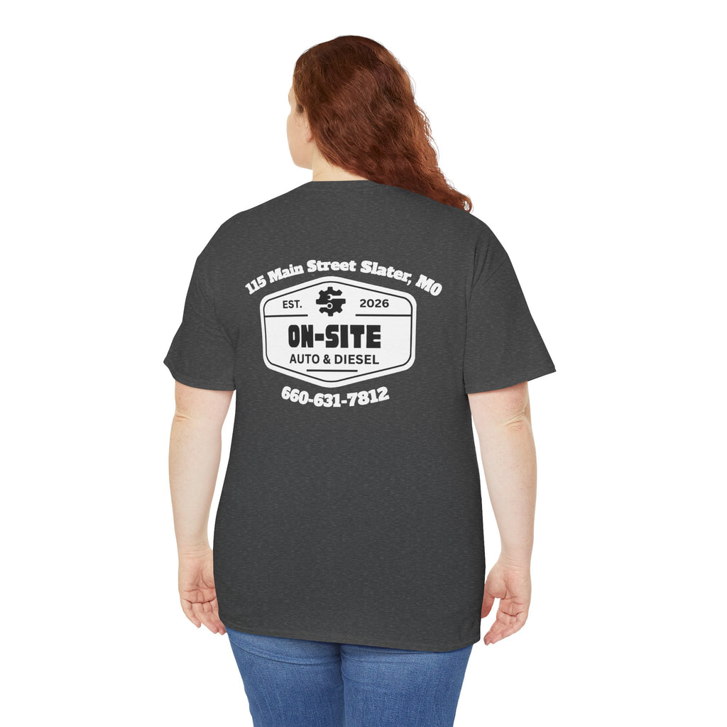 On-Site Auto & Diesel Logo T-Shirt | Local Business Work Shirt | Cr8tive Designs