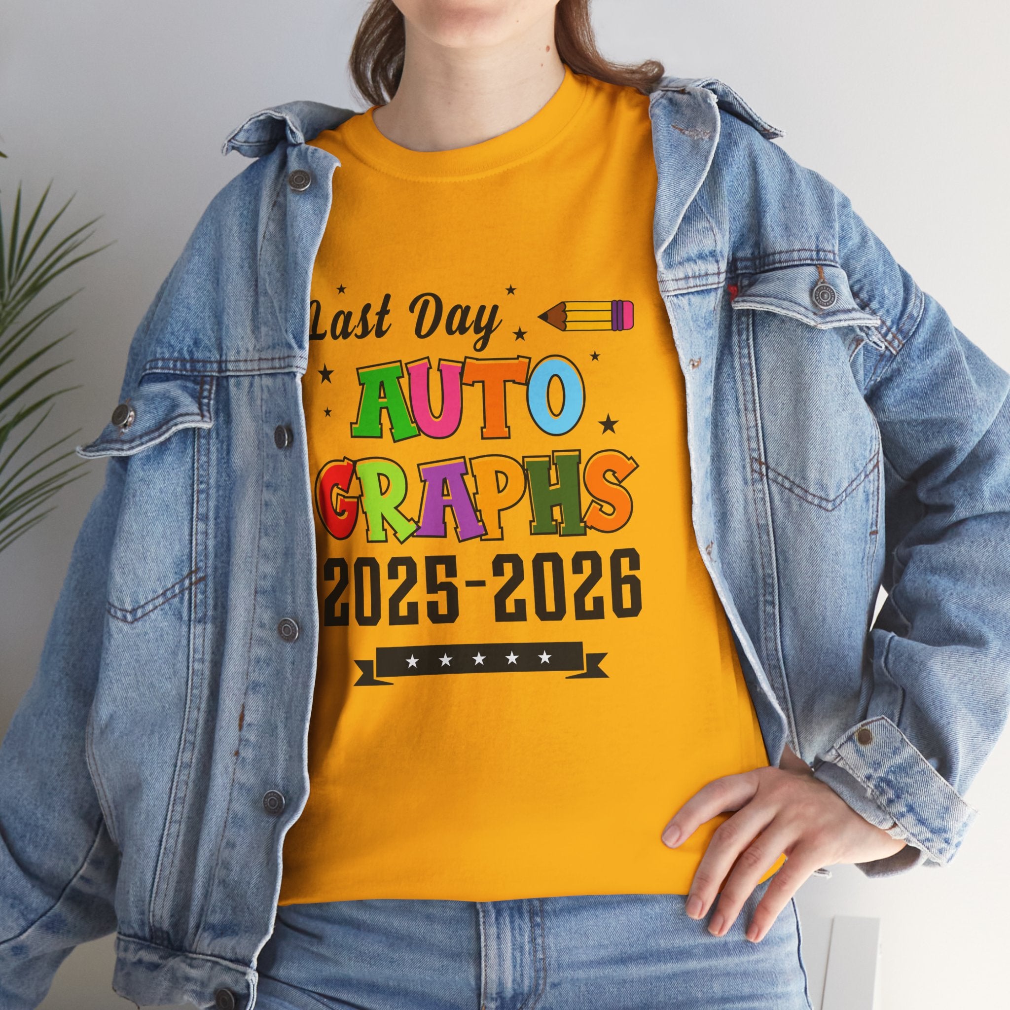 LAST DAY AUTOGRAPHS 2025-2026 T-SHIRT | SIGNATURE SHIRT | LAST DAY OF SCHOOL SHIRT | CR8TIVE DESIGNS