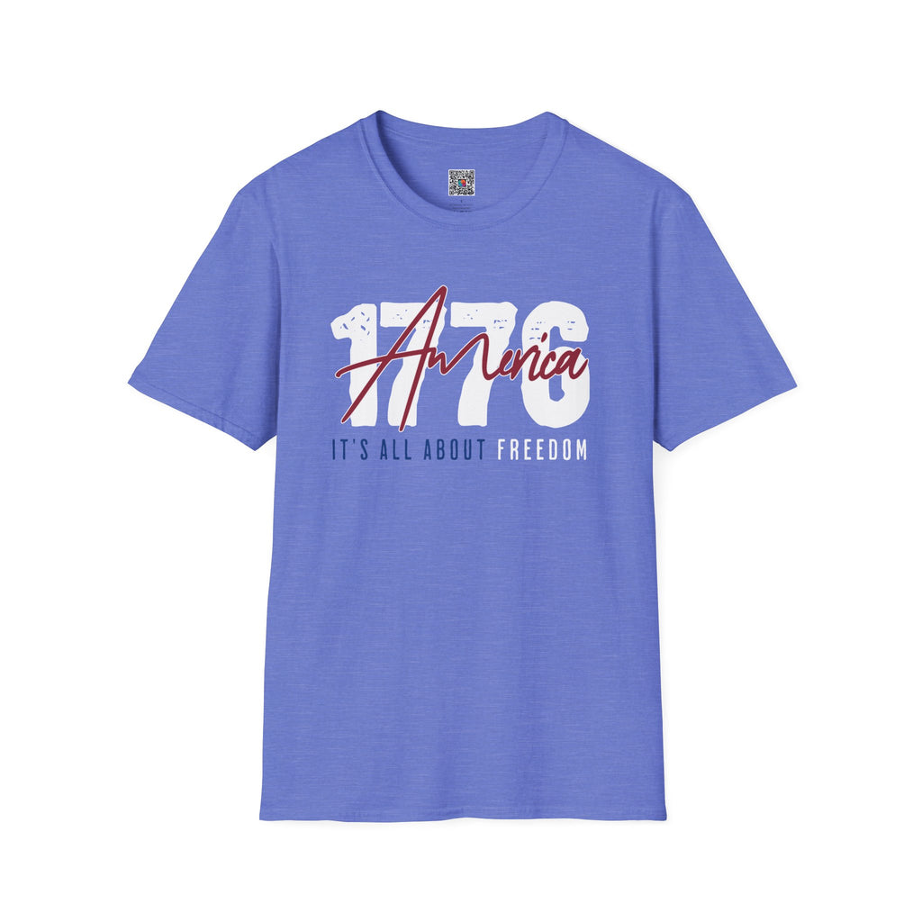 1776 America Freedom T-Shirt — Patriotic Independence Day Tee/Cr8tive Designs