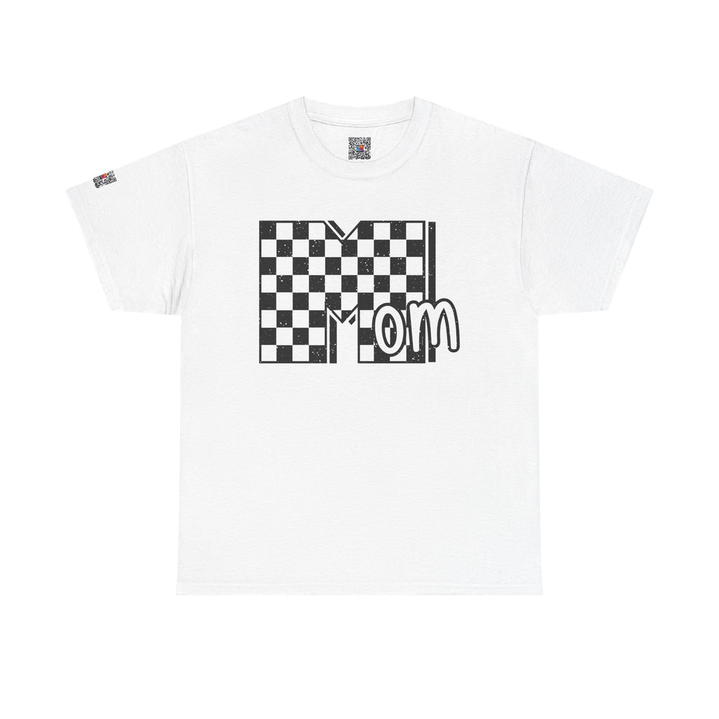 Checkerboard Mom Tee – Cool Mom Graphic Shirt, Trendy Mama Style, Mother’s Day Gift | Cr8tive Designs