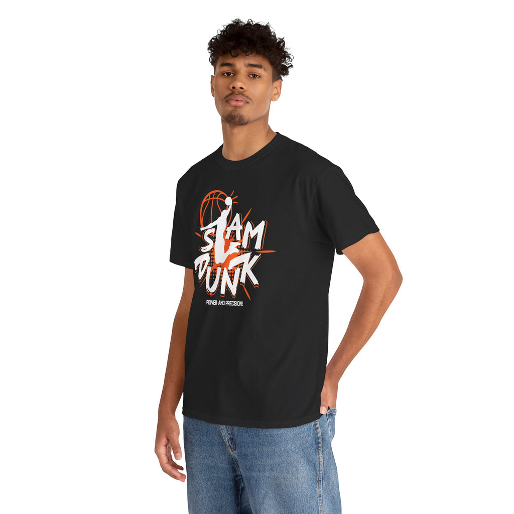 Slam Dunk Basketball | Bold Sports Graphic T-Shirt | Cr8tive Designs