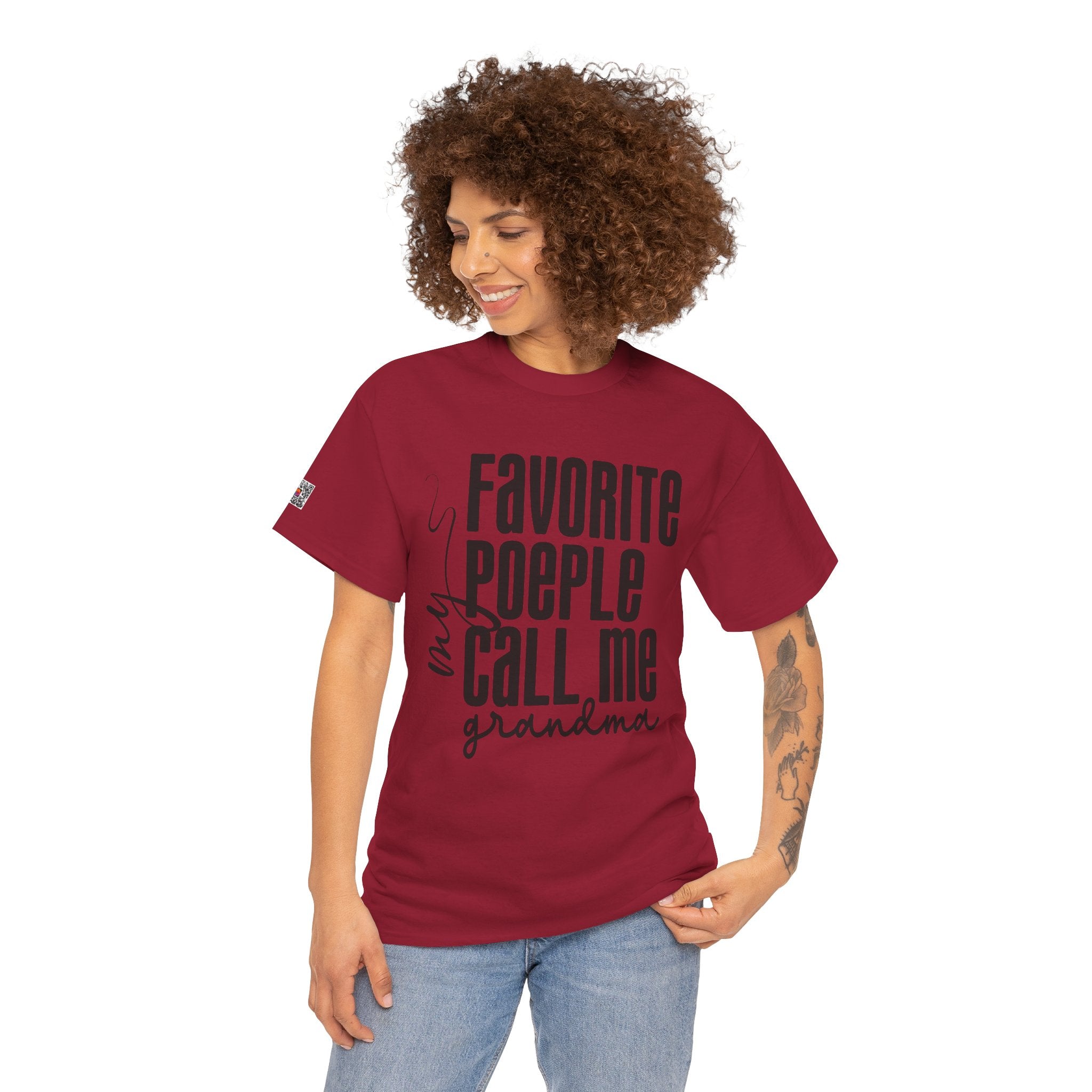Favorite People Call Me Grandma Shirt – Sweet & Fun Grandmother Graphic Tee | Cr8tive Designs