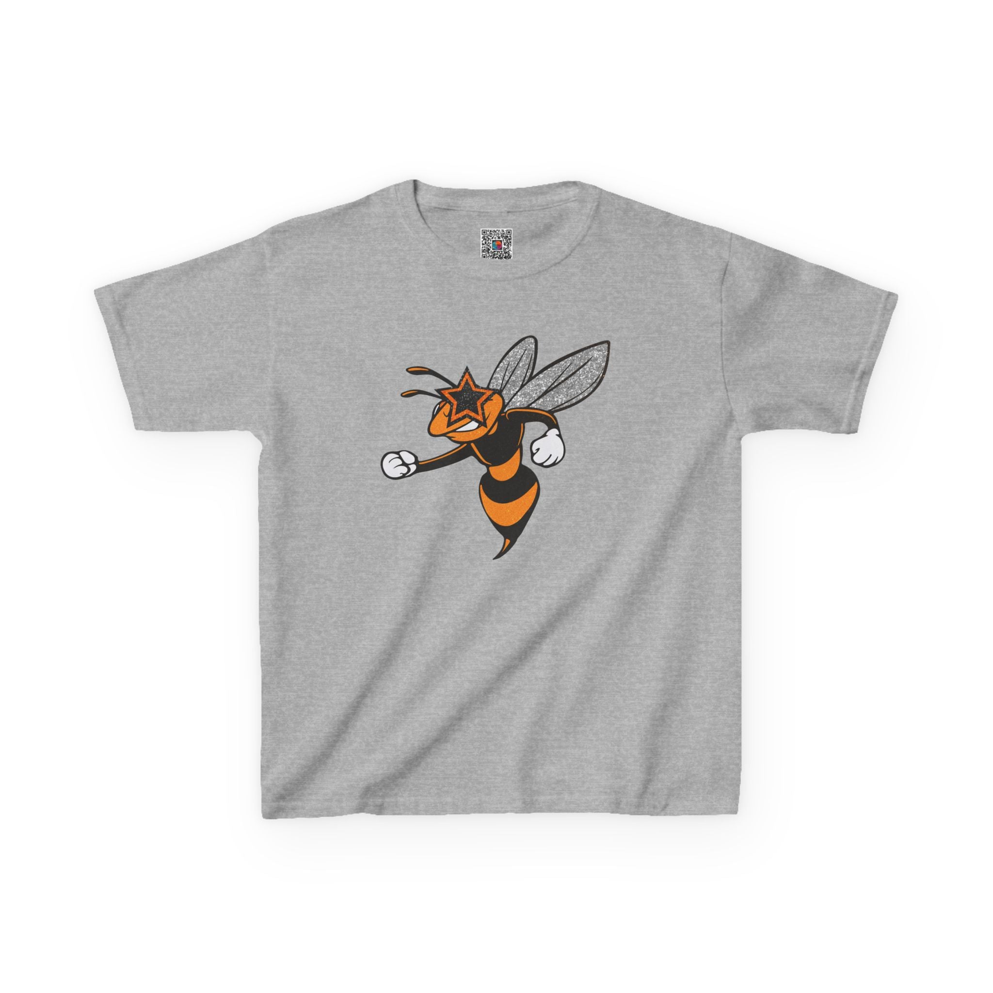 Hornet Mascot Youth Graphic T-Shirt | School Spirit Mascot Tee | Cr8tive Designs
