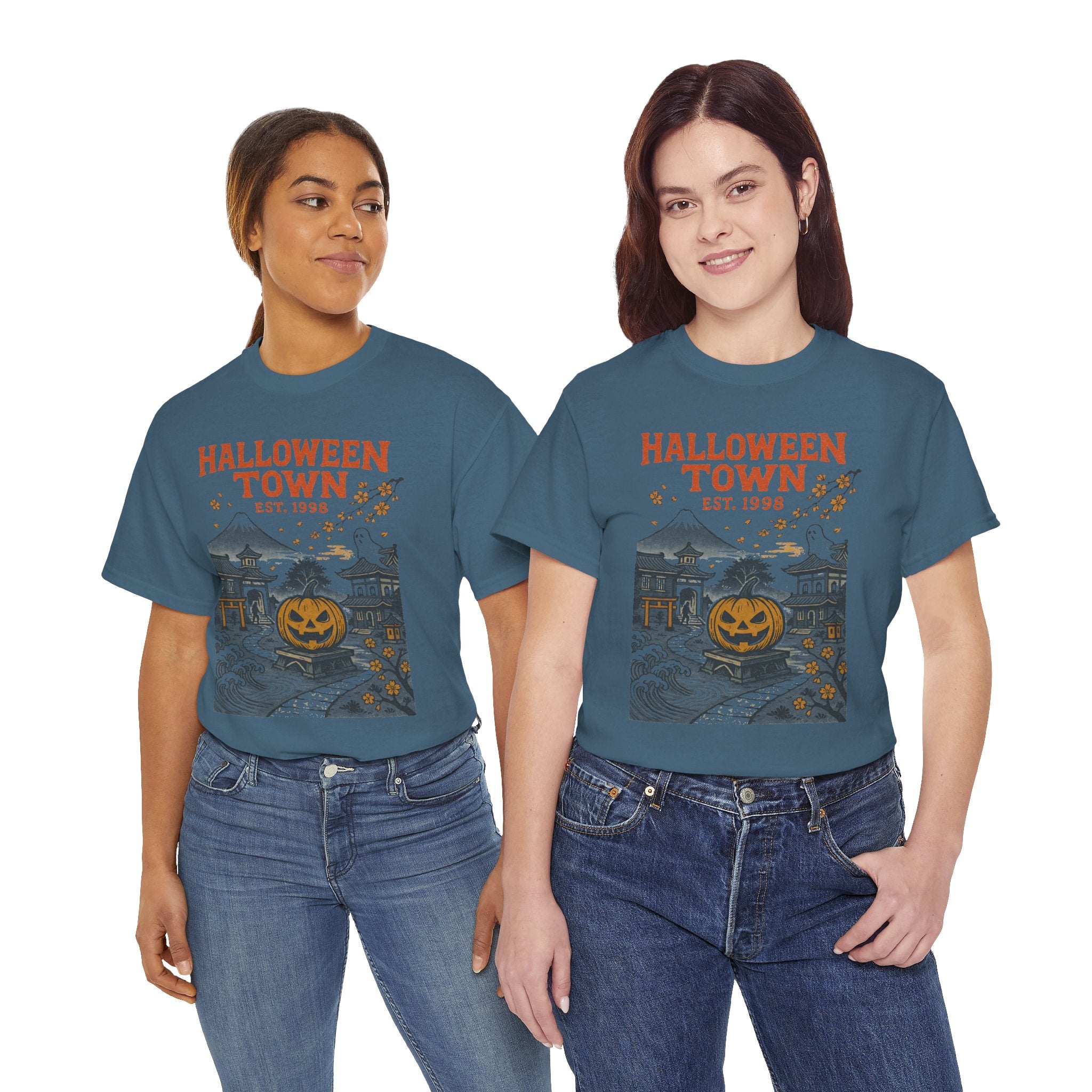 Halloween Town Est 1998 T-Shirt | Pumpkin Fall Graphic Tee | Cr8tive Designs
