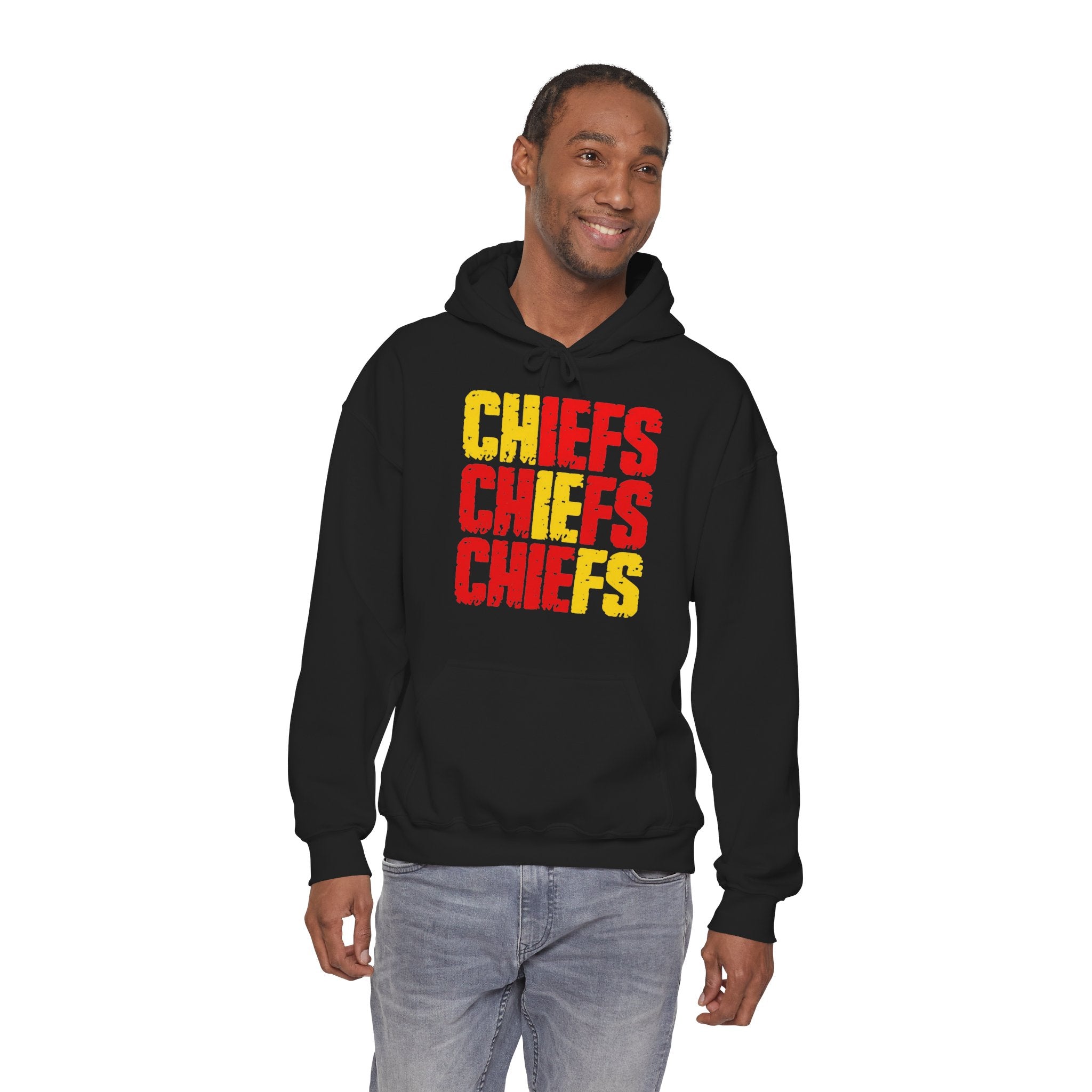 Chiefs Chiefs Chiefs | Football Hoodie | Cr8tive Designs