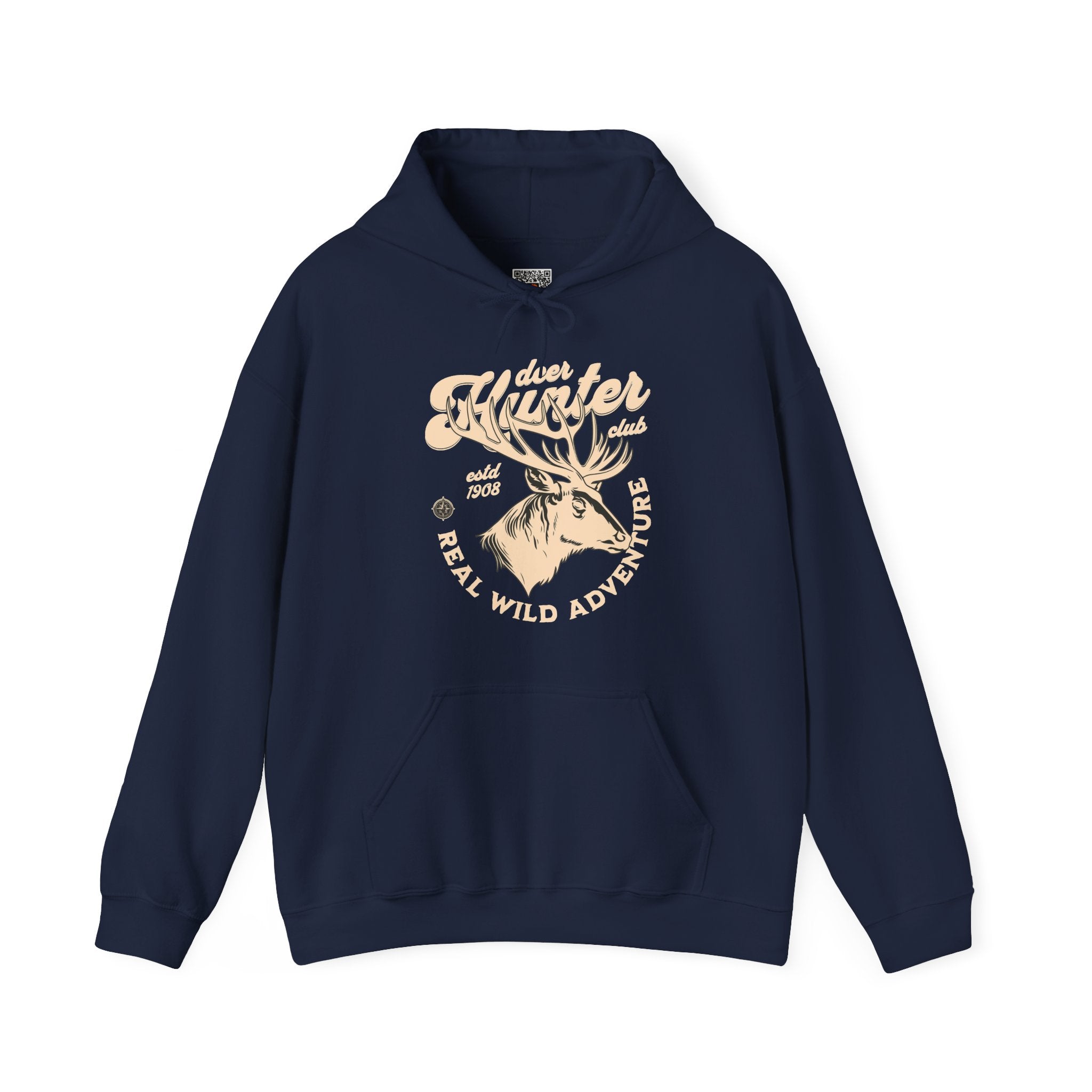 Deer Hunter Hoodie | Vintage Wild Adventure Design | Cr8tive Designs