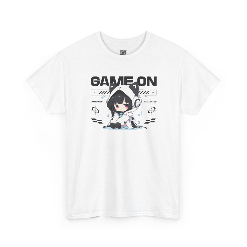 Game On T-Shirt | Cute Anime Gamer Girl Graphic Tee | Cr8tive Designs