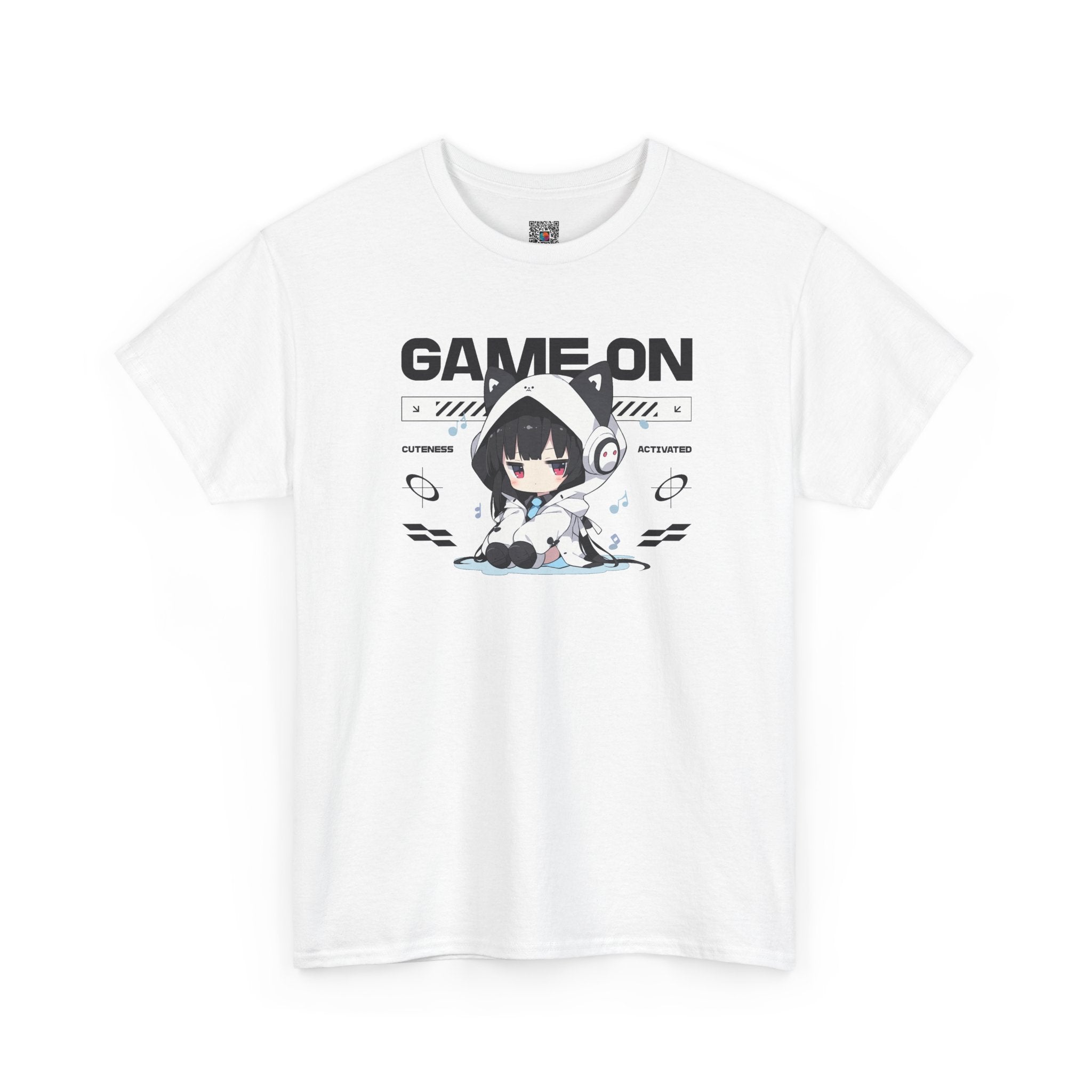 Game On T-Shirt | Cute Anime Gamer Girl Graphic Tee | Cr8tive Designs