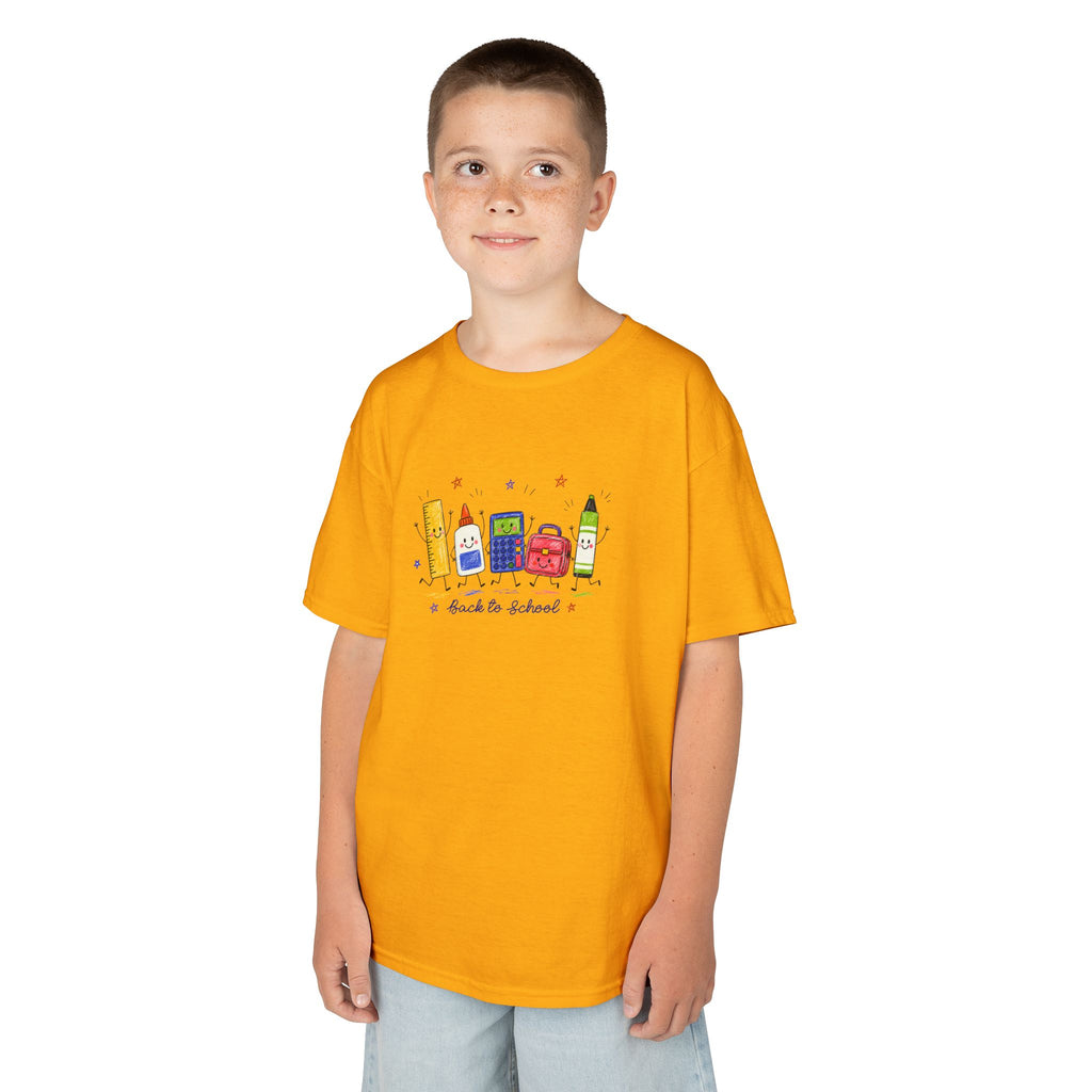 School Supplies Shirt | Back to School Kids Tee | Cr8tive Designs