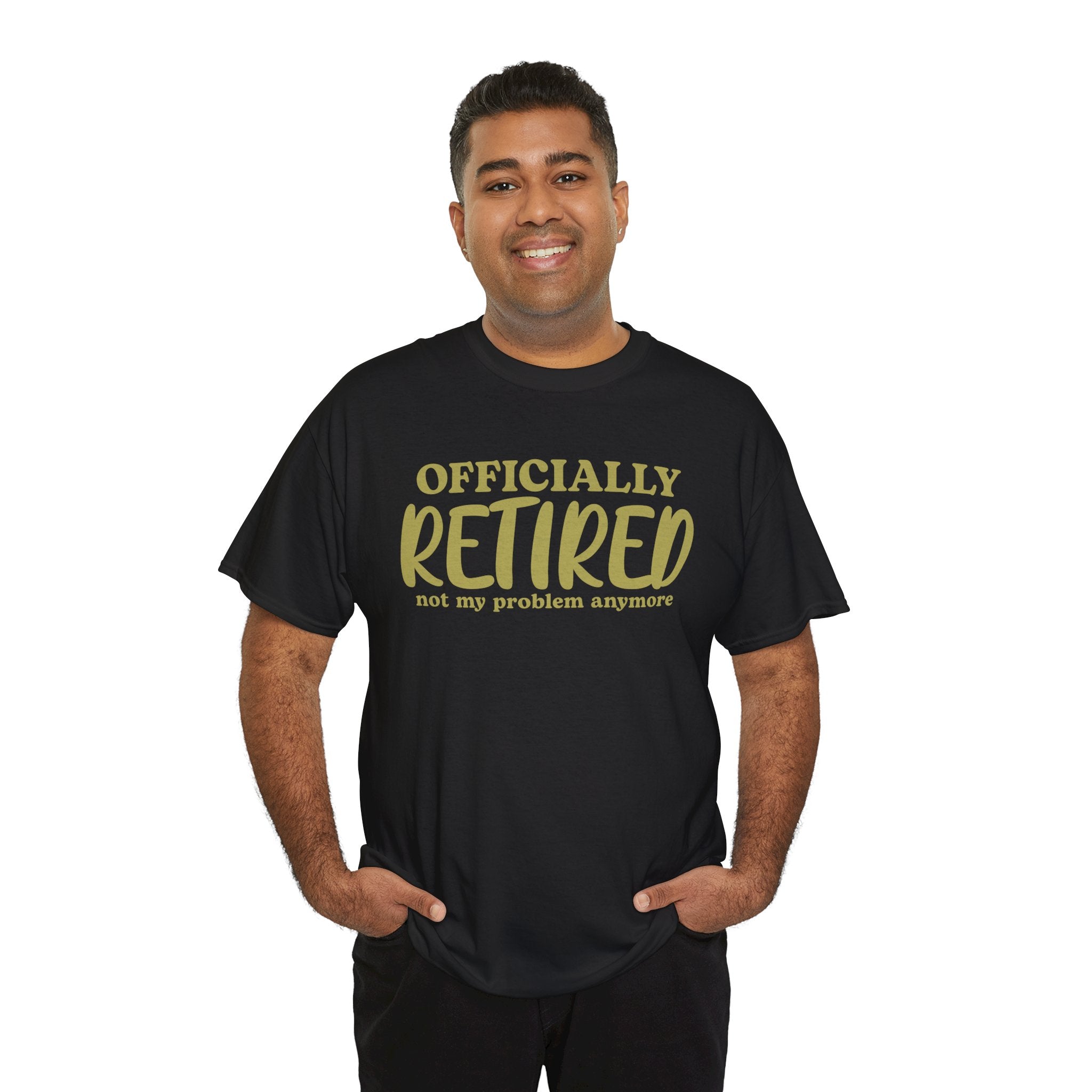 Officially Retired – Funny Relatable Humor T-Shirt | Cr8tive Designs